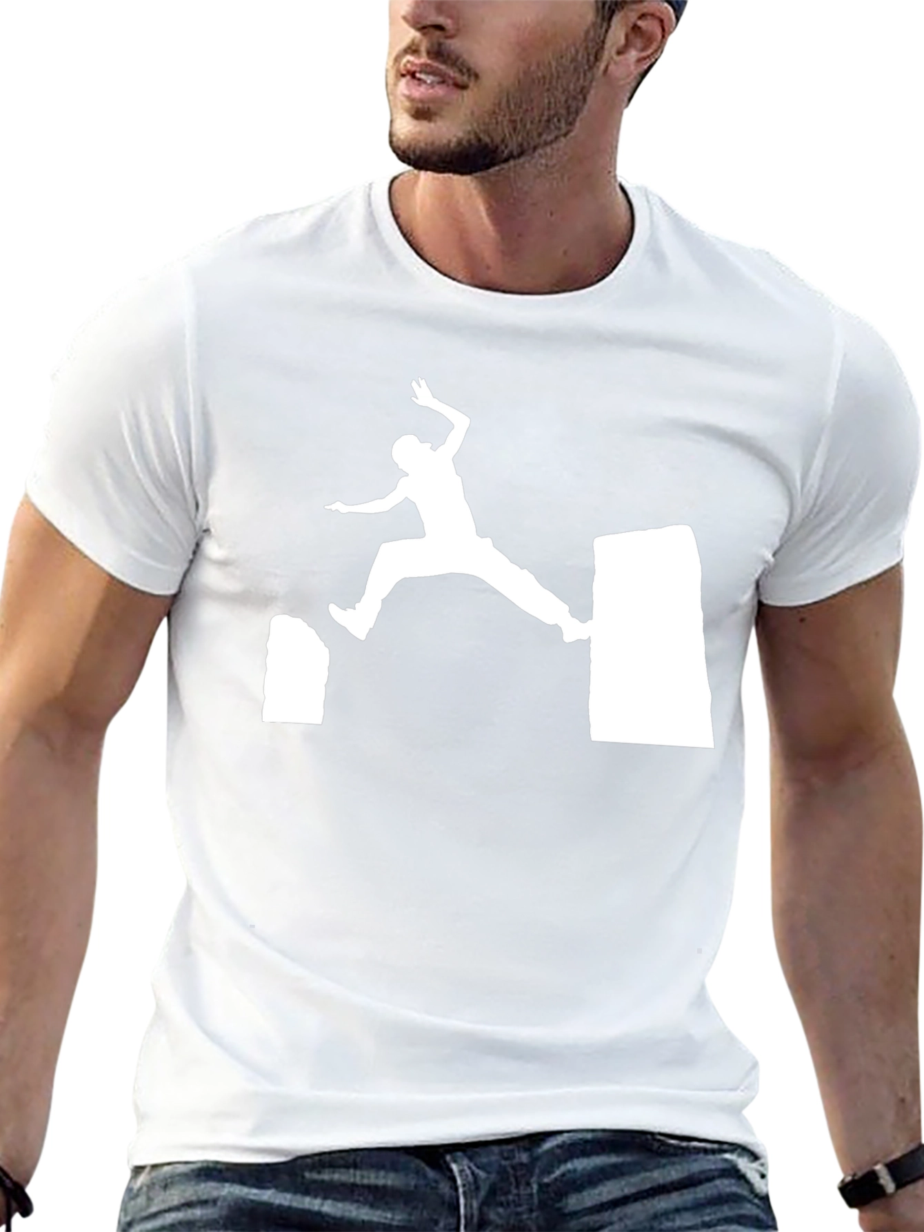 Parkour Silhouette T-Shirt - Urban Sportswear