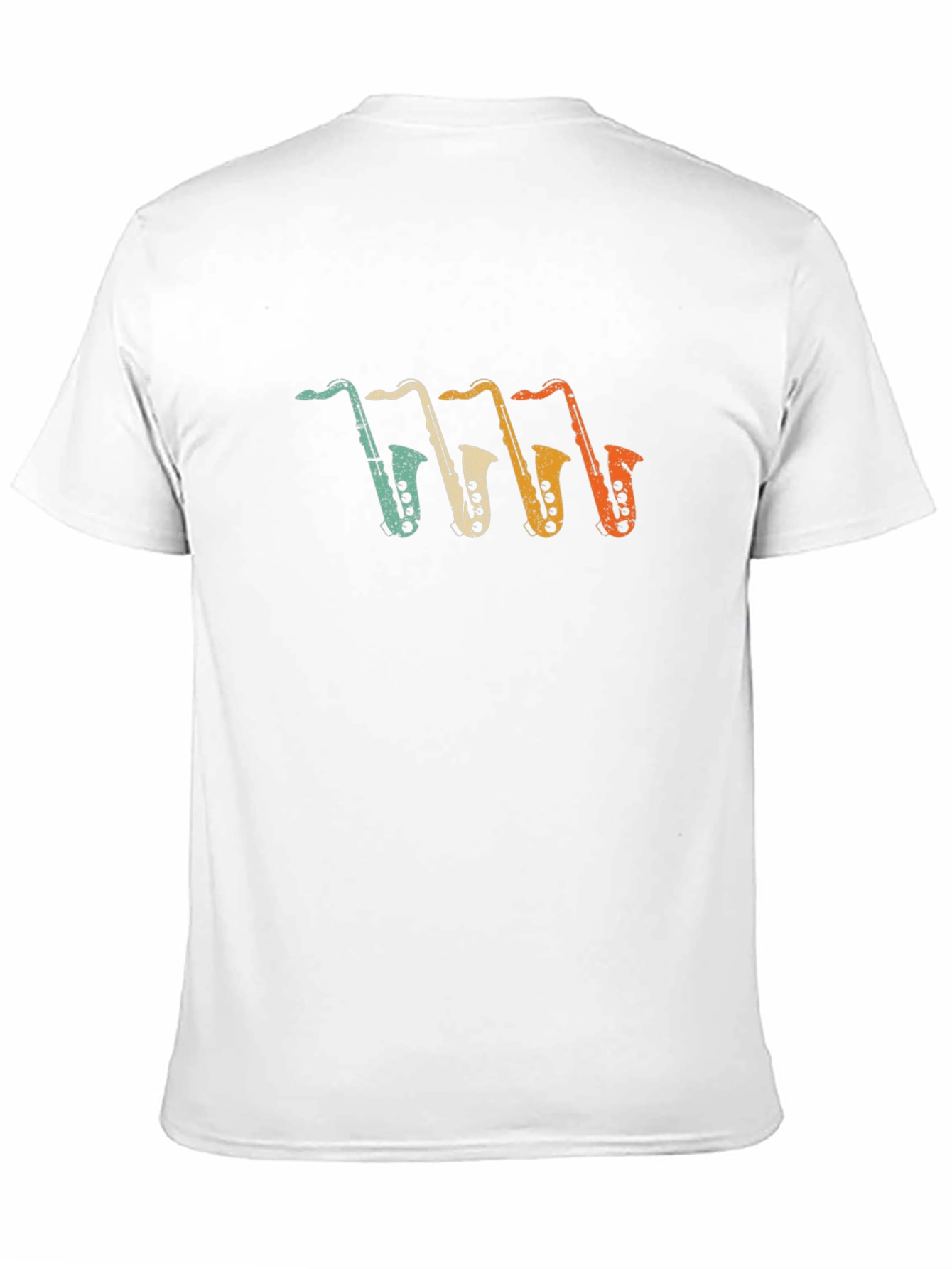 Retro Saxophone T-Shirt - Musical Instrument Tee