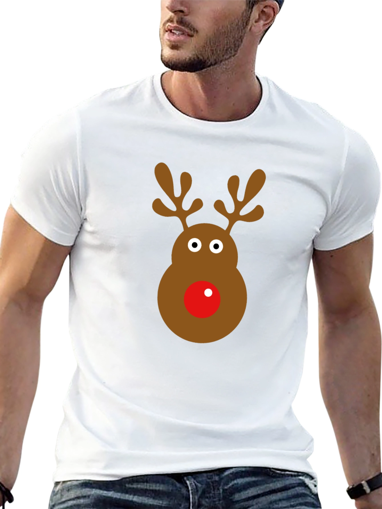 Rudolph Reindeer Graphic Tee