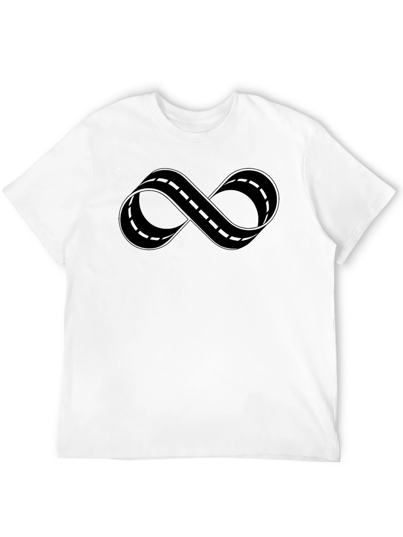 Mobius Strip Road Black T-Shirt