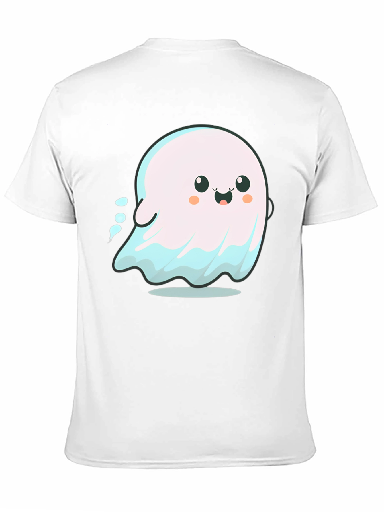 Cute Ghost Graphic Tee - Spooky Season Shirt