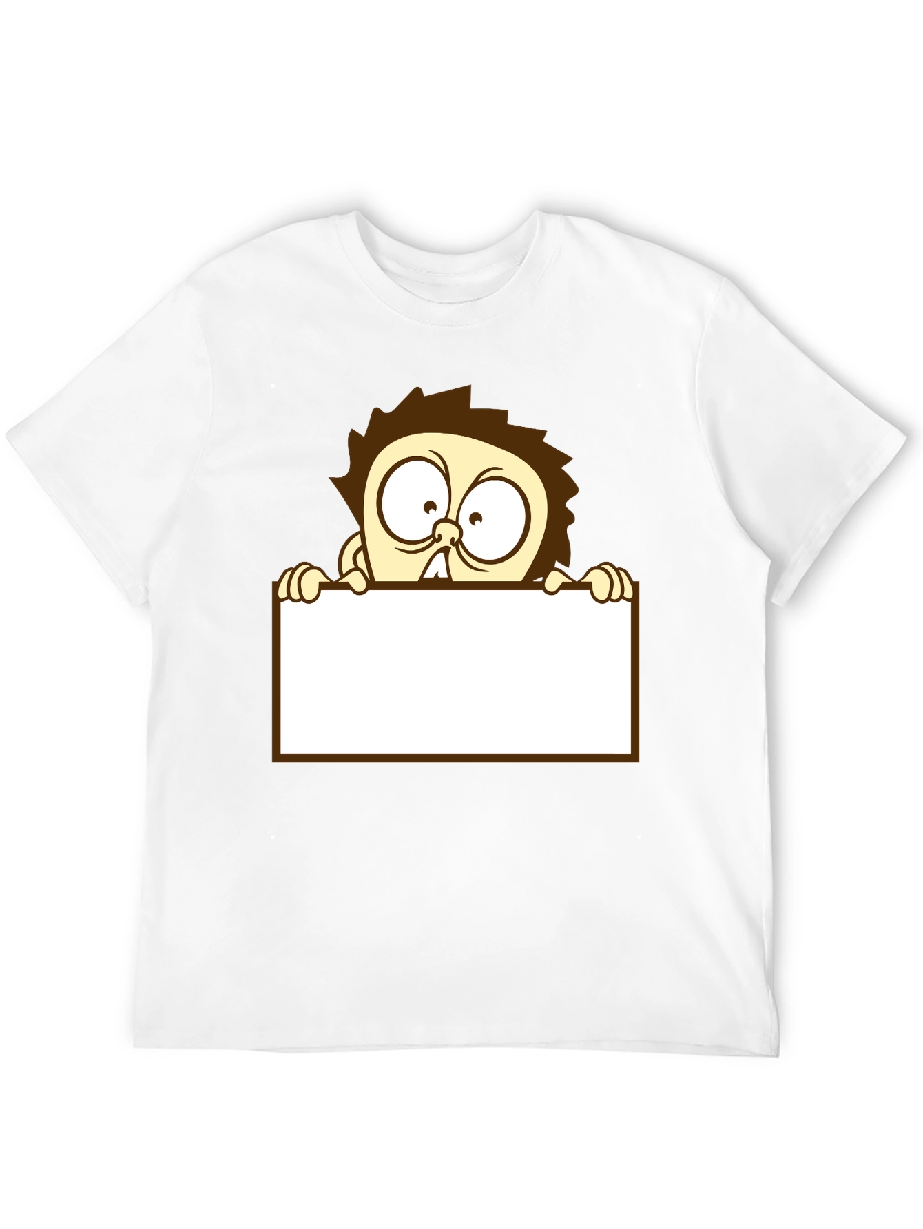 Cartoon Character Black T-Shirt
