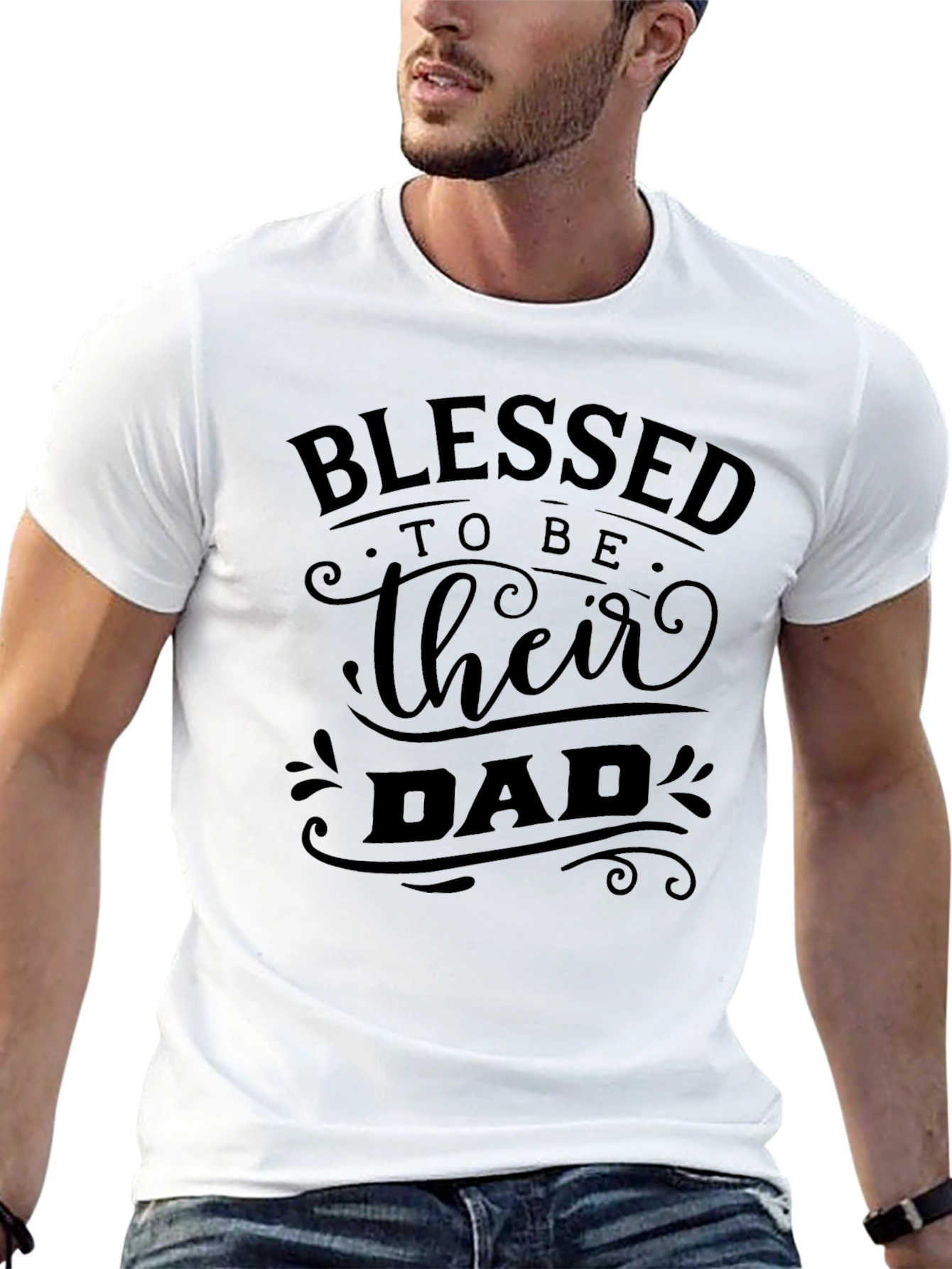 Blessed To Be Their Dad T-Shirt
