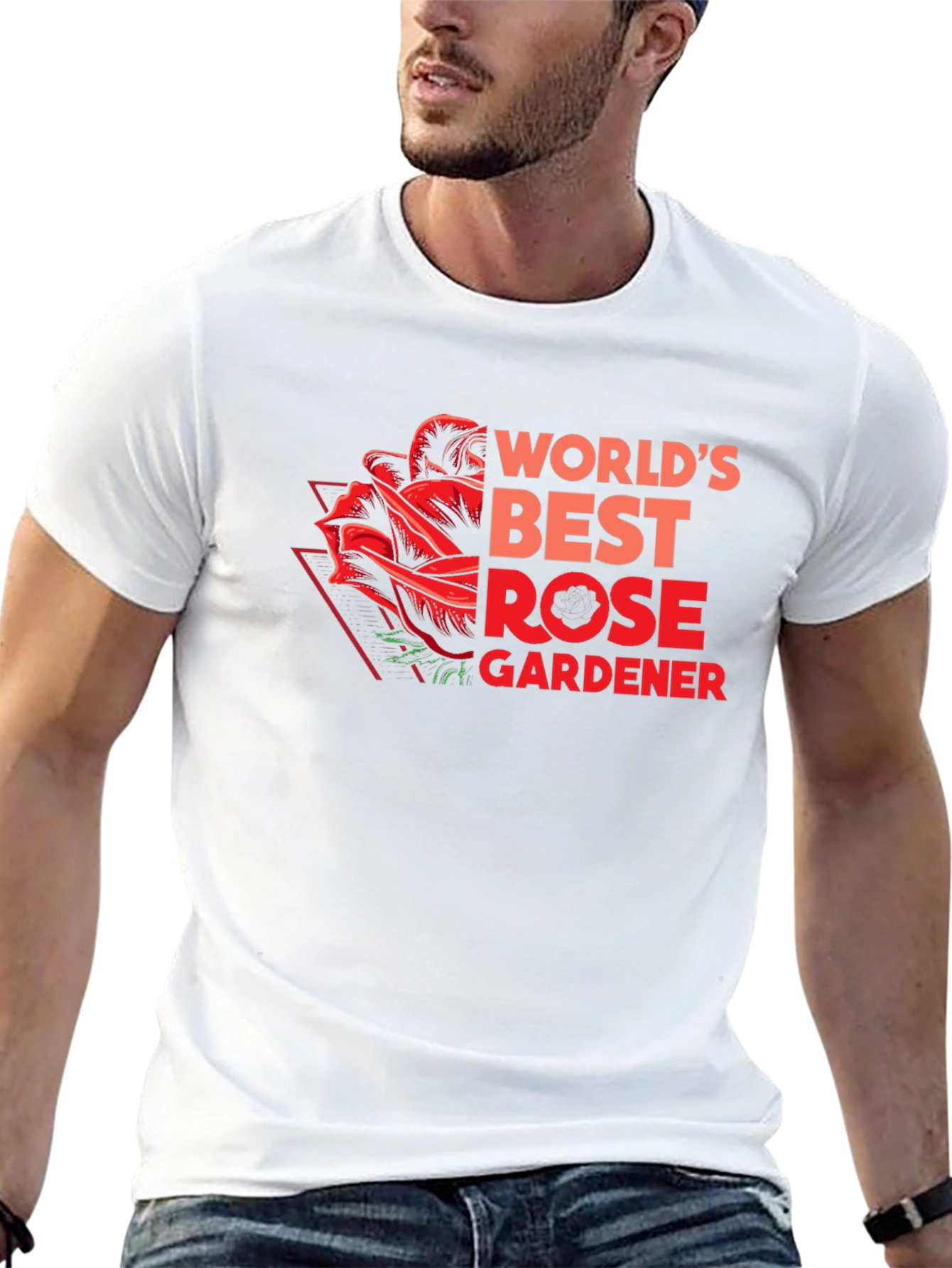Worlds Best Rose Gardener T-Shirt