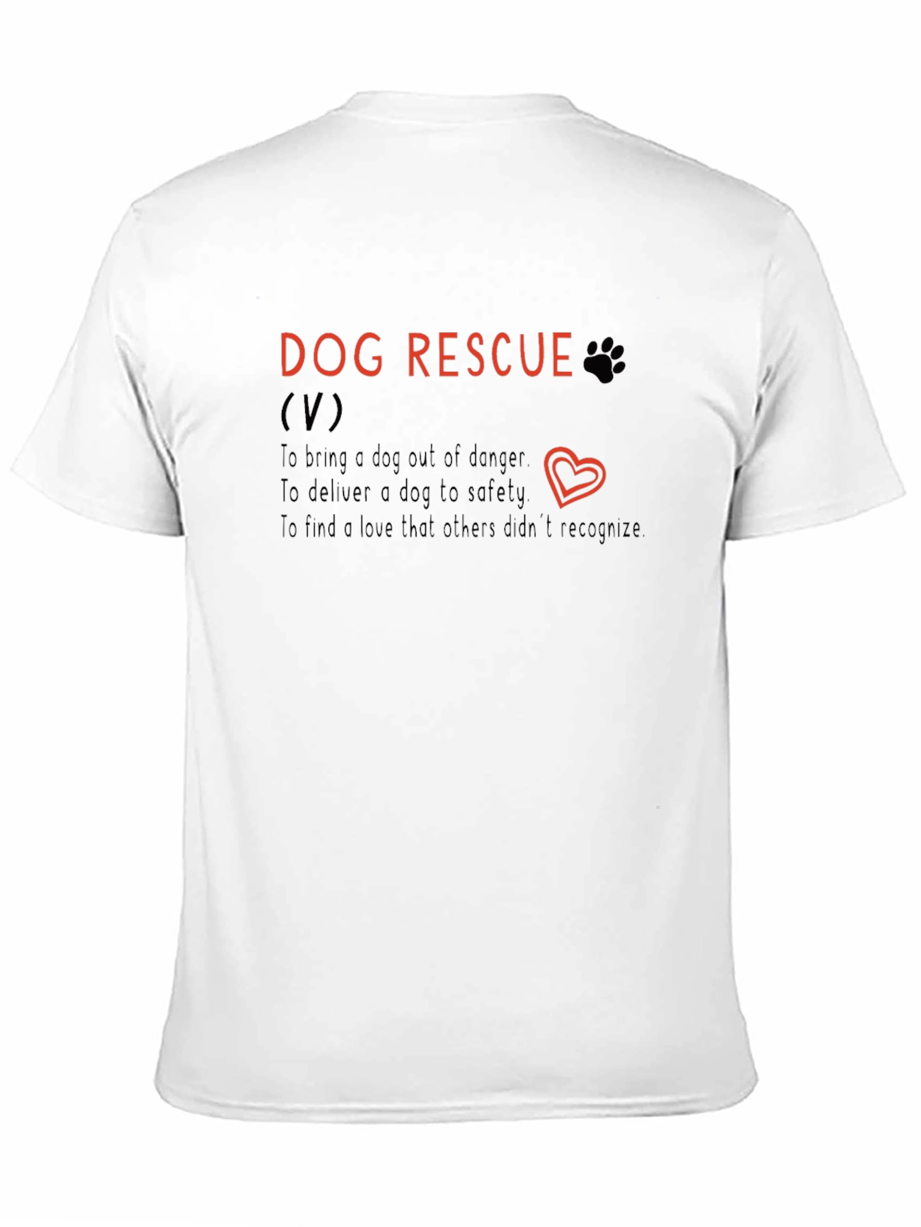 Dog Rescue Graphic Tee