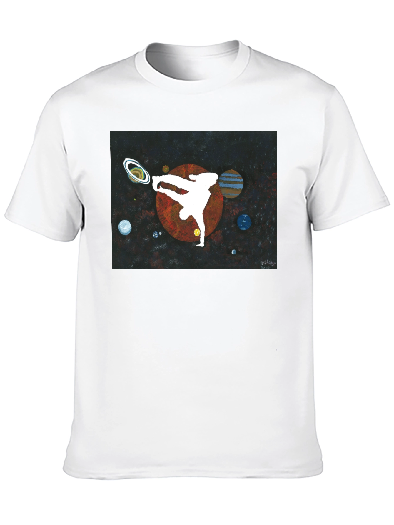 Cosmic Breakdancer Graphic T-Shirt