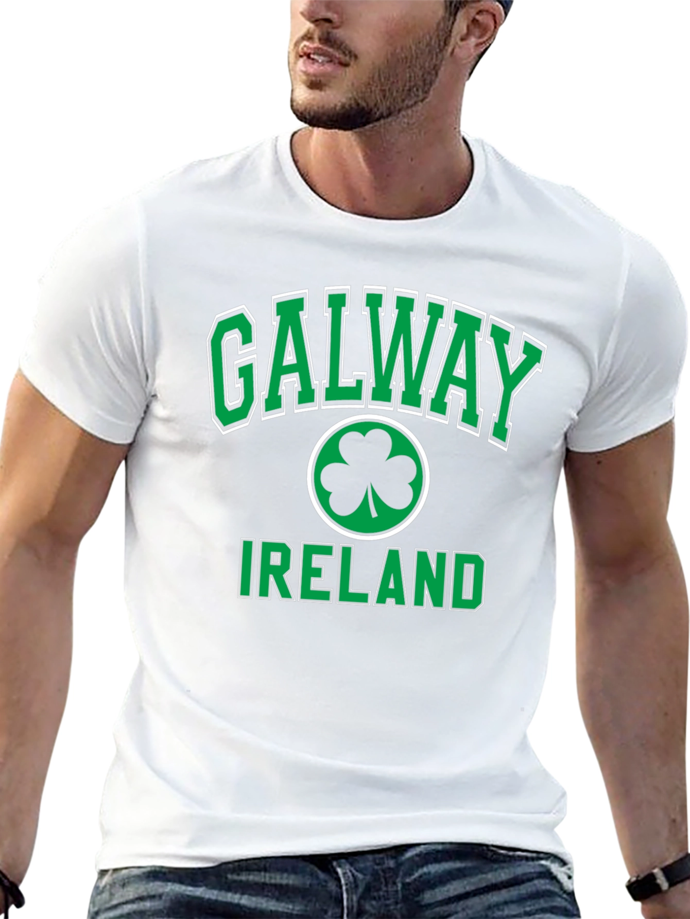 Galway Ireland T-Shirt Shamrock Irish Pride