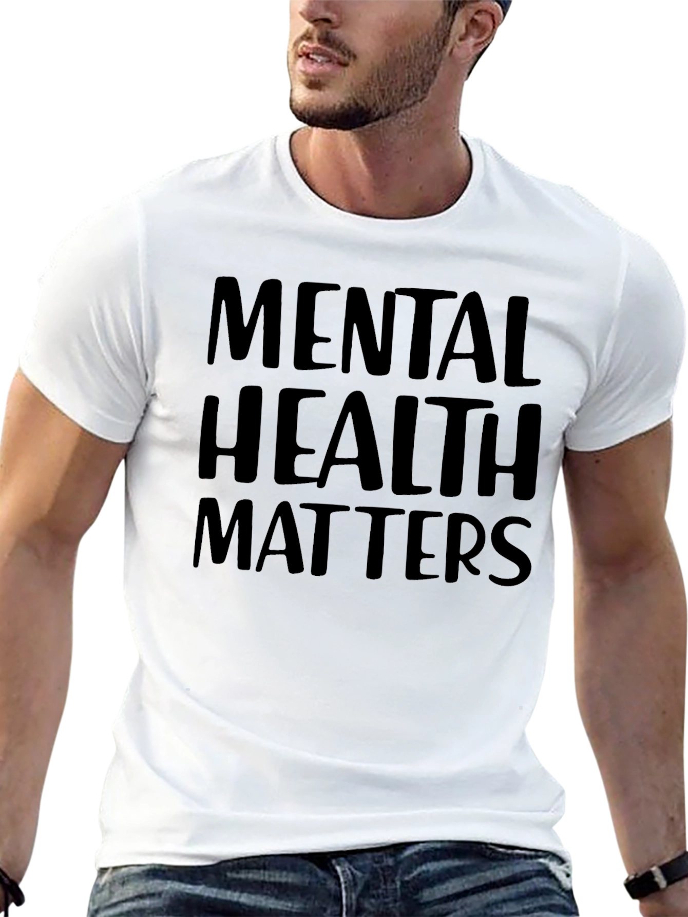 Mental Health Matters Black Graphic Tee