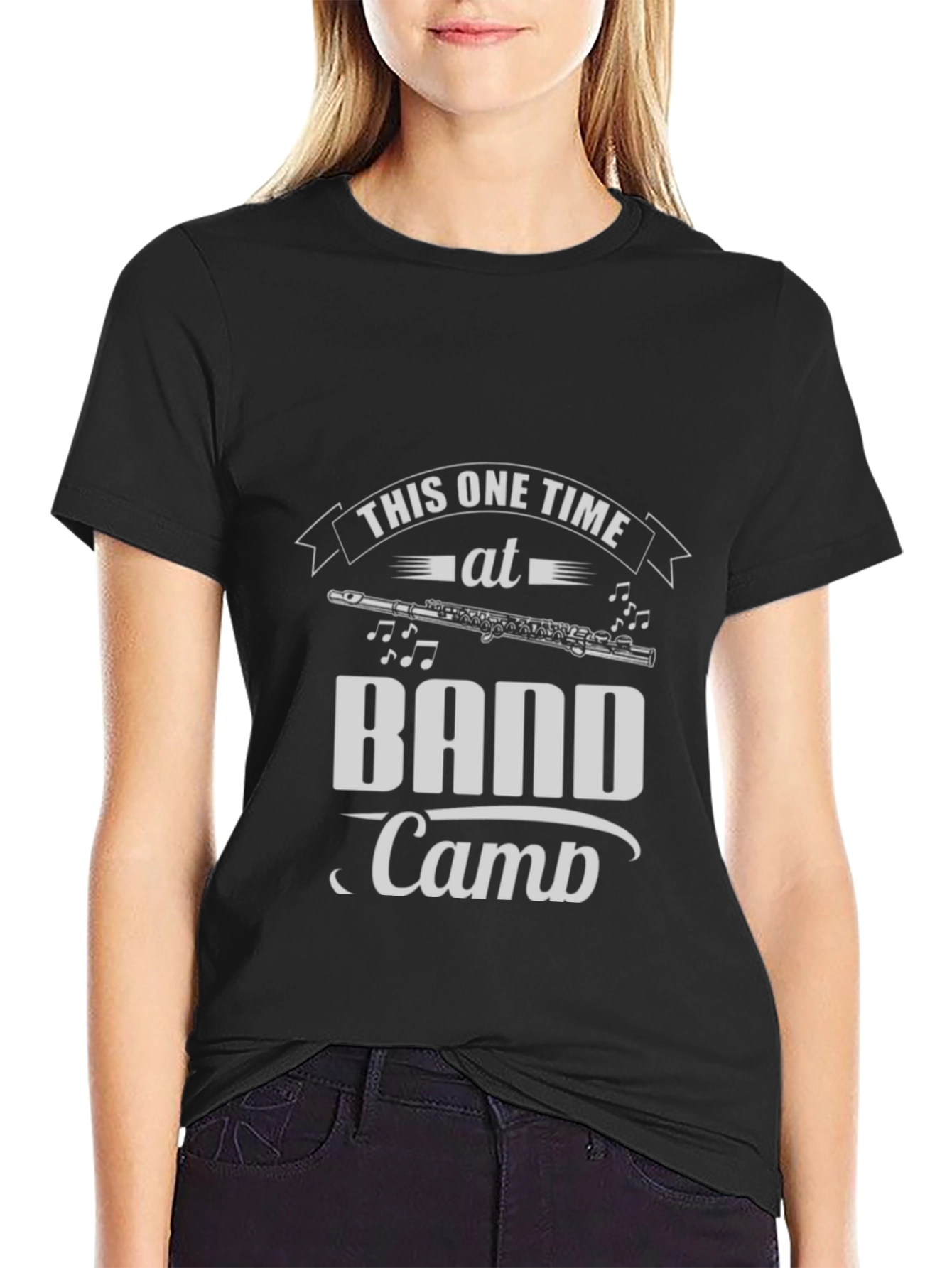 Band Camp Flute Tee - Musician Humor T-Shirt