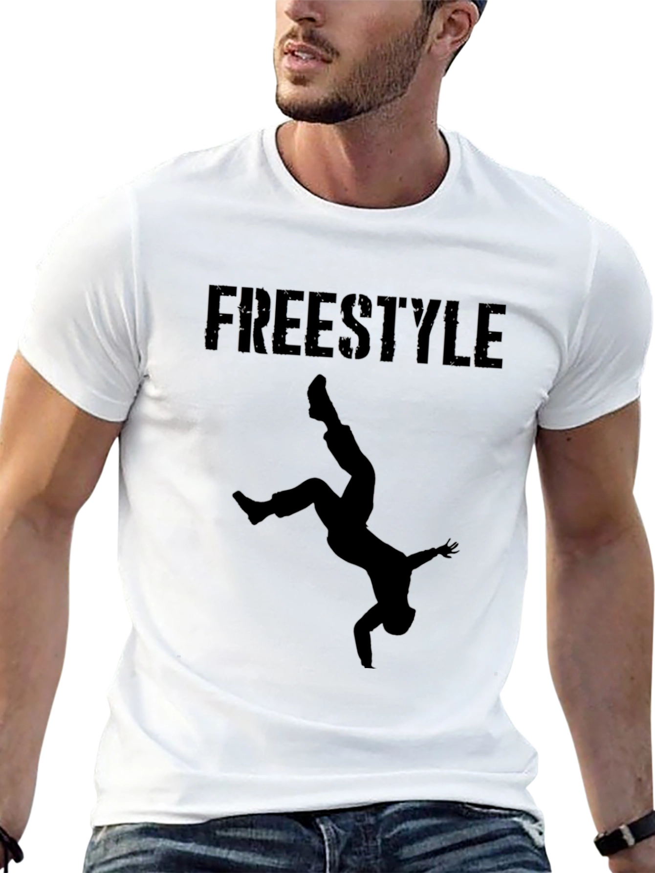 Freestyle Dancer Graphic Print T-Shirt