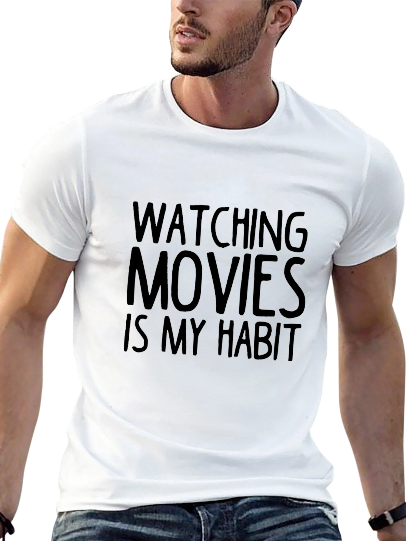 Watching Movies Is My Habit - Graphic Tee