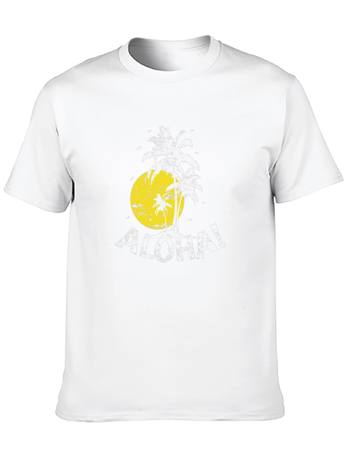 Aloha Palm Tree Graphic T-Shirt
