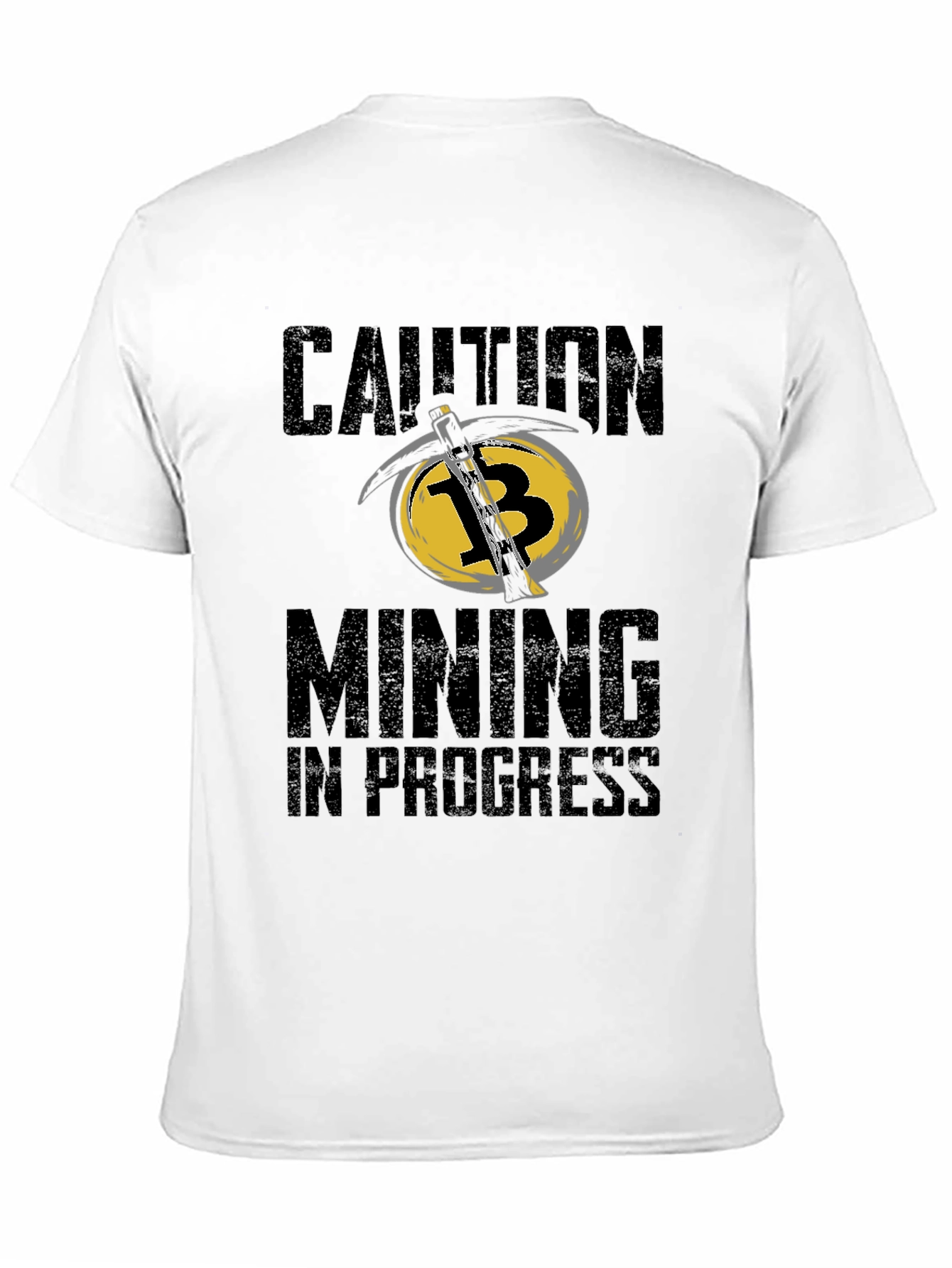 Caution Bitcoin Mining In Progress T-Shirt