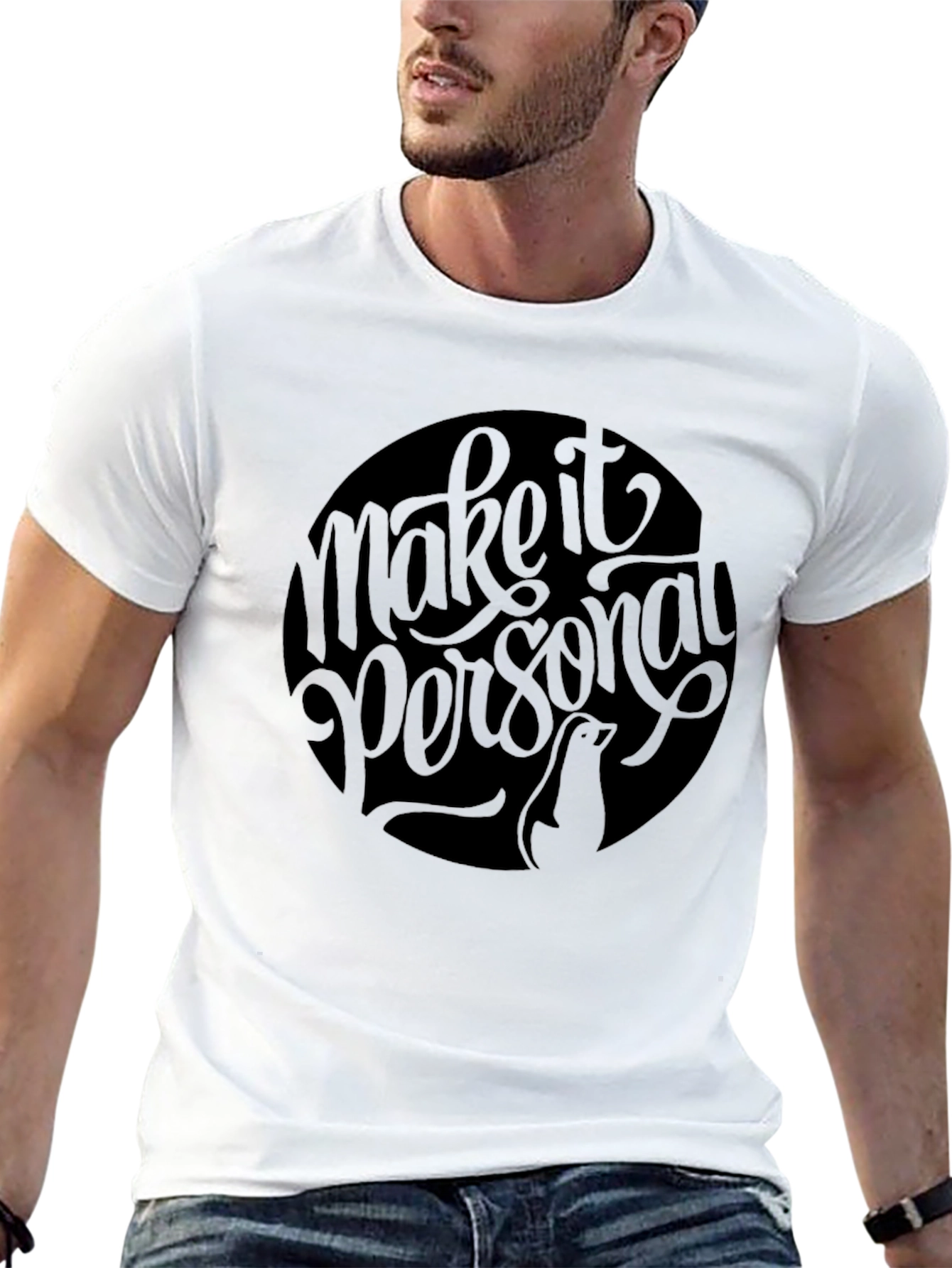 Make it Personal Graphic Tee - Black