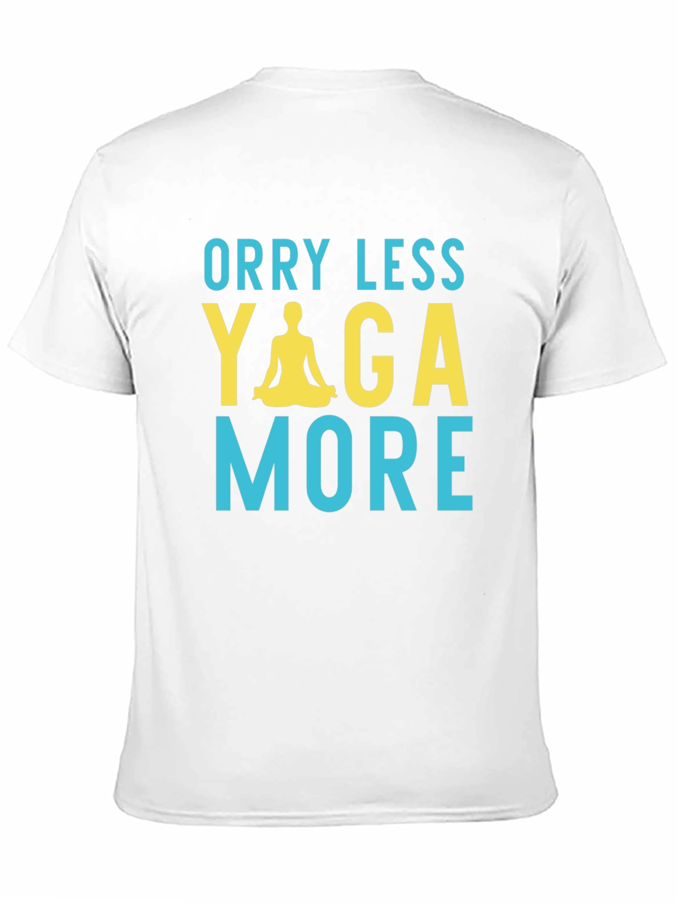 Worry Less Yoga More Graphic Tee