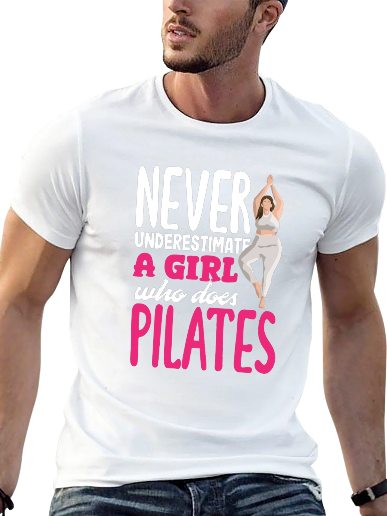 Never Underestimate a Girl Who Does Pilates T-Shirt