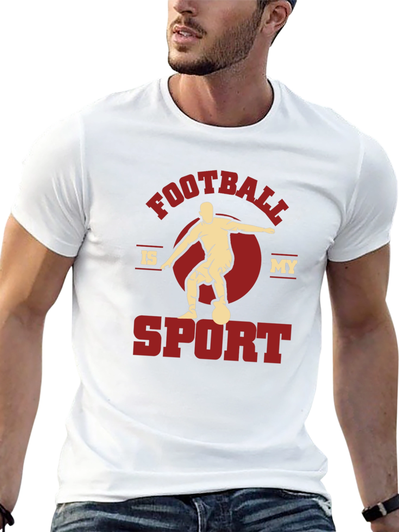 Football Is My Sport Graphic T-Shirt