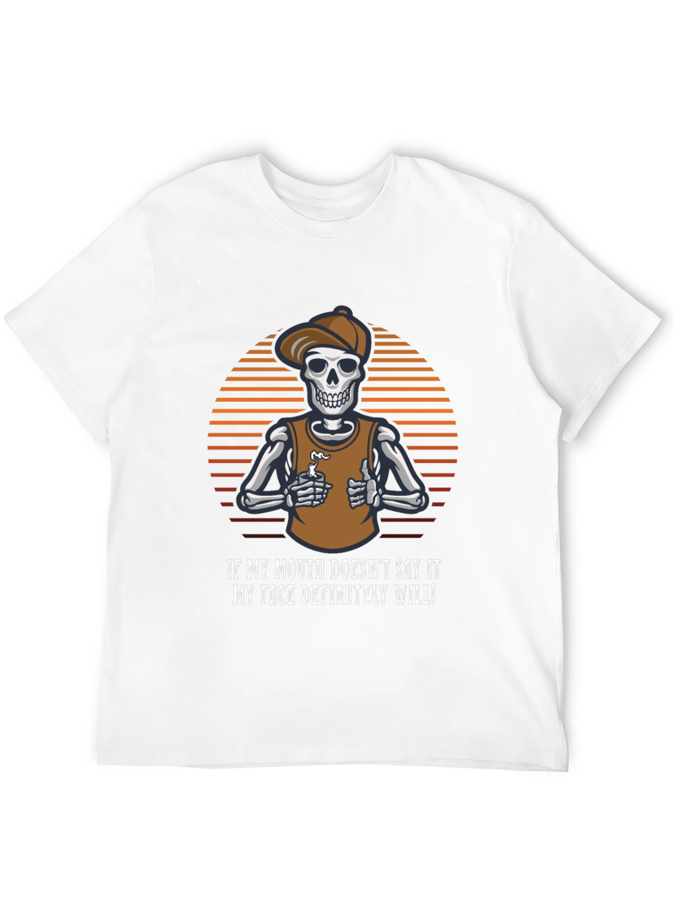 Sarcastic Skeleton T-Shirt - Funny Graphic Tee