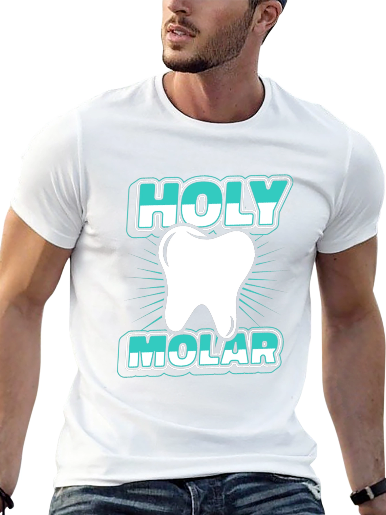 Holy Molar Graphic T-Shirt - Dentist Humor