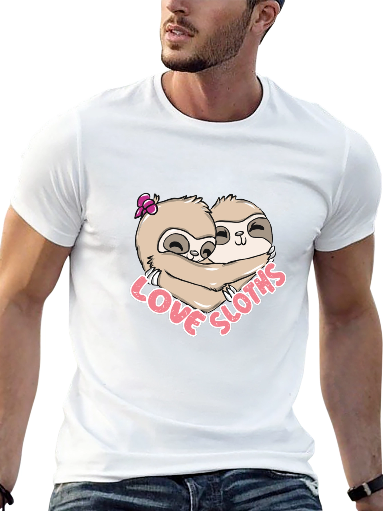 Love Sloths T-Shirt - Cute Animal Tee
