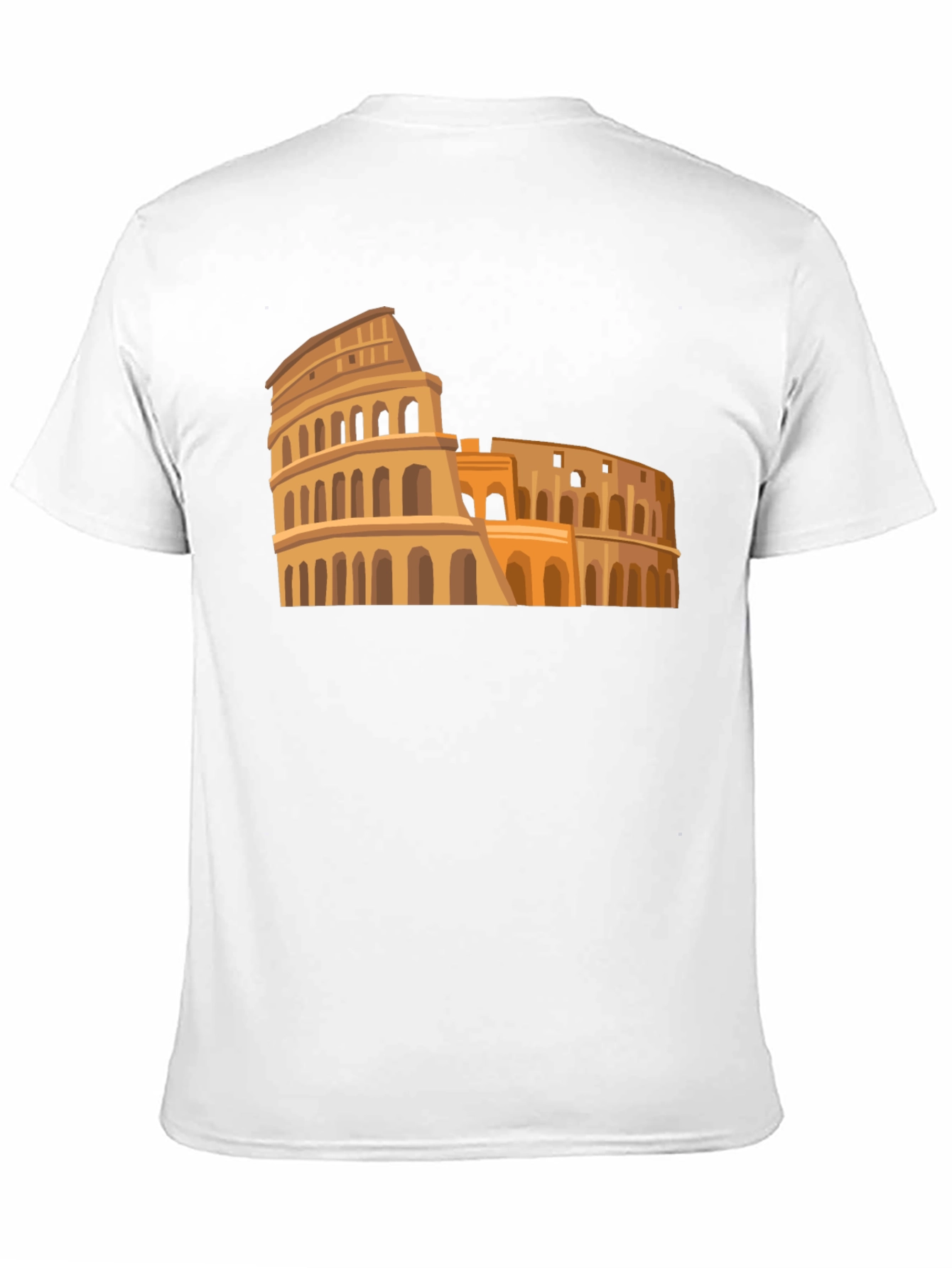 Colosseum Graphic Tee - Black Cotton Comfort