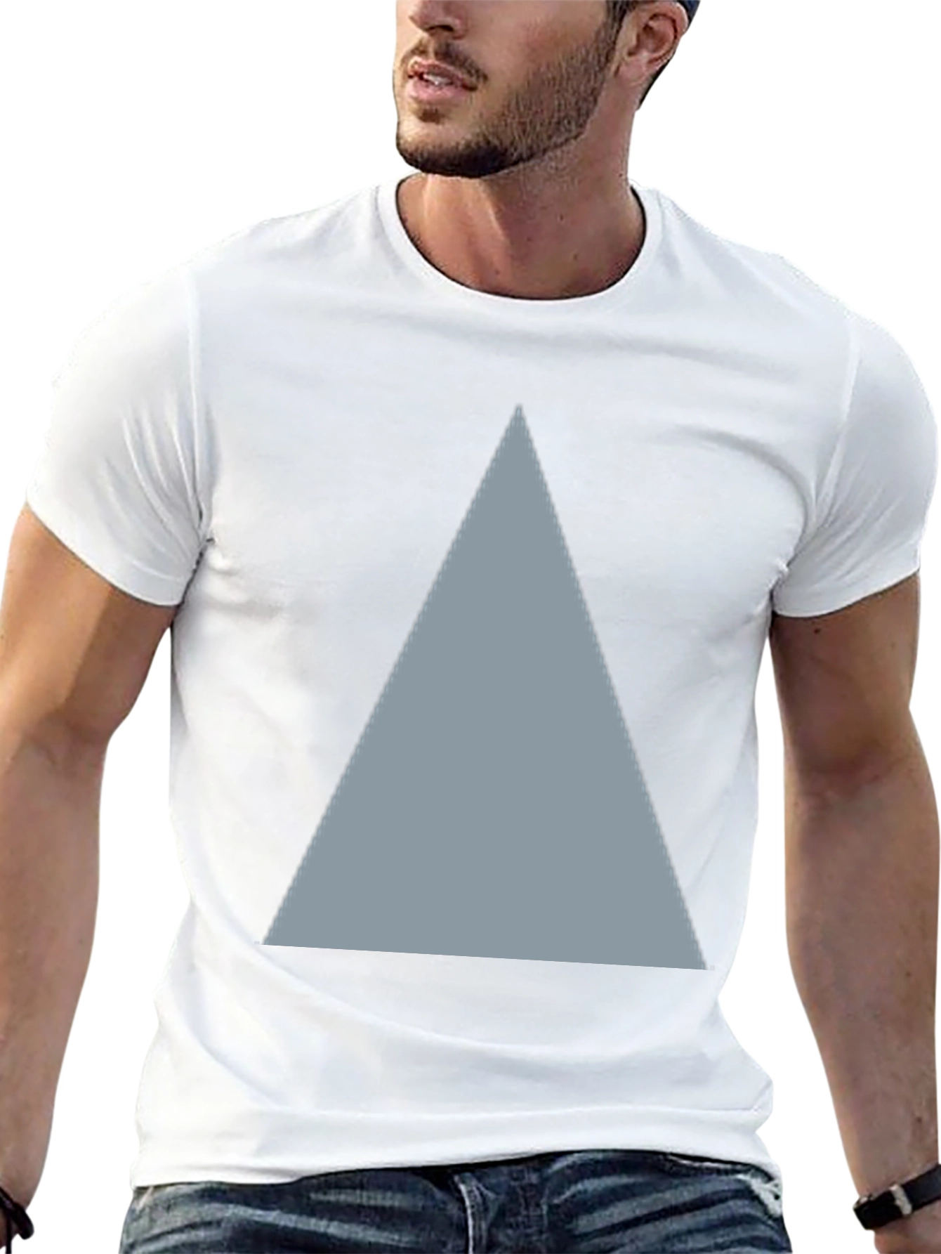 Triangle Graphic Black T-Shirt