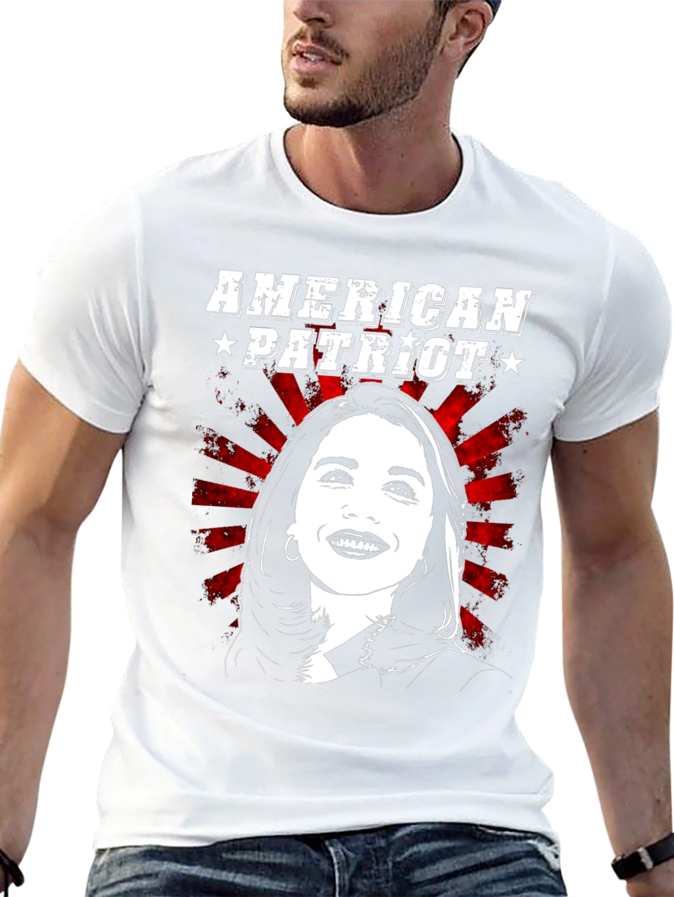 American Patriot Graphic T-Shirt