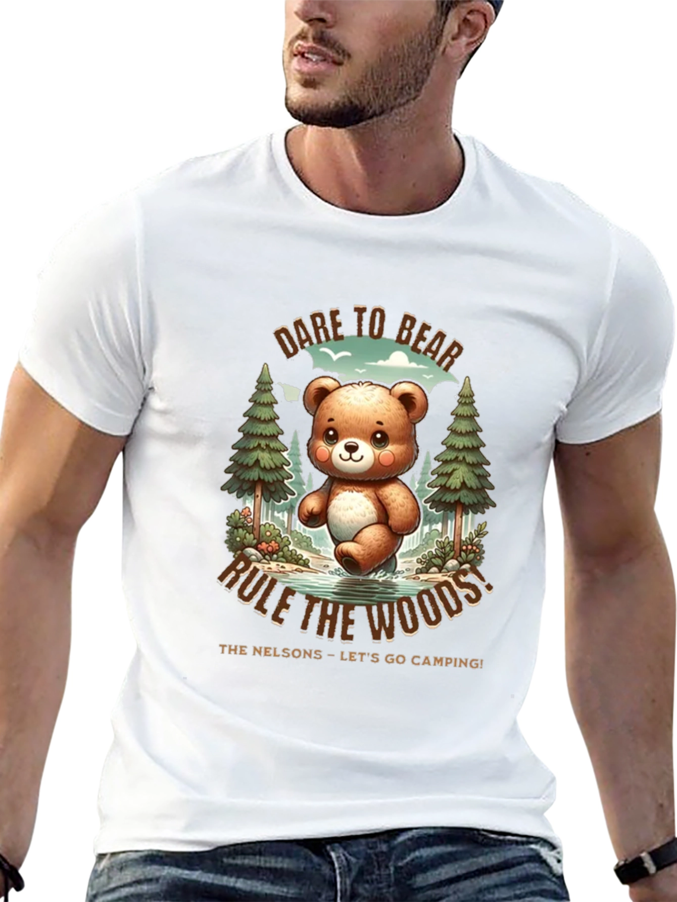 Dare to Bear T-Shirt - Camping Fun!
