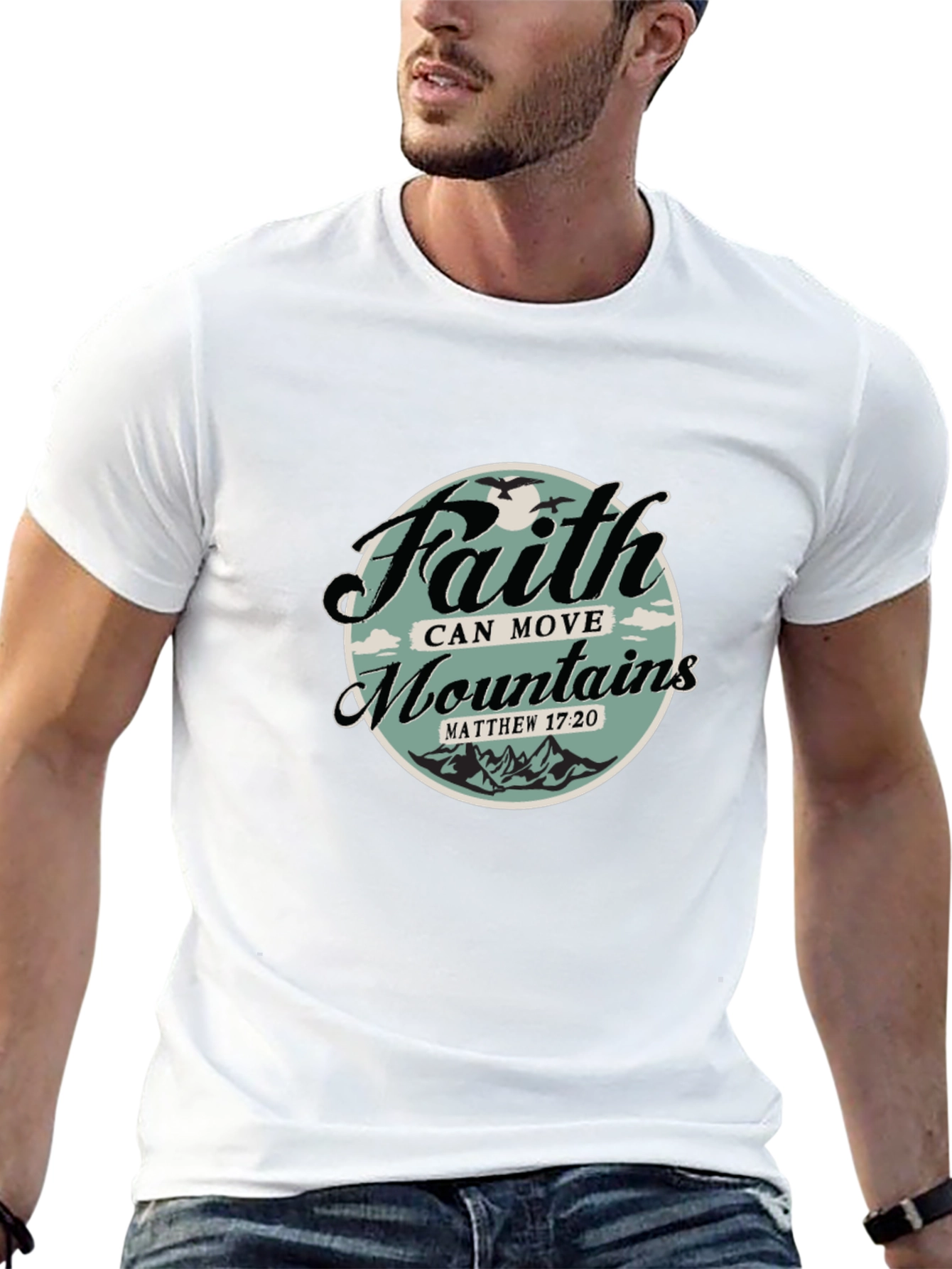 Faith Can Move Mountains Graphic T-Shirt