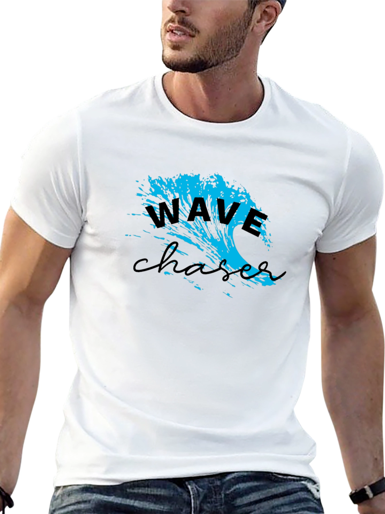 Wave Chaser Graphic Tee - Black