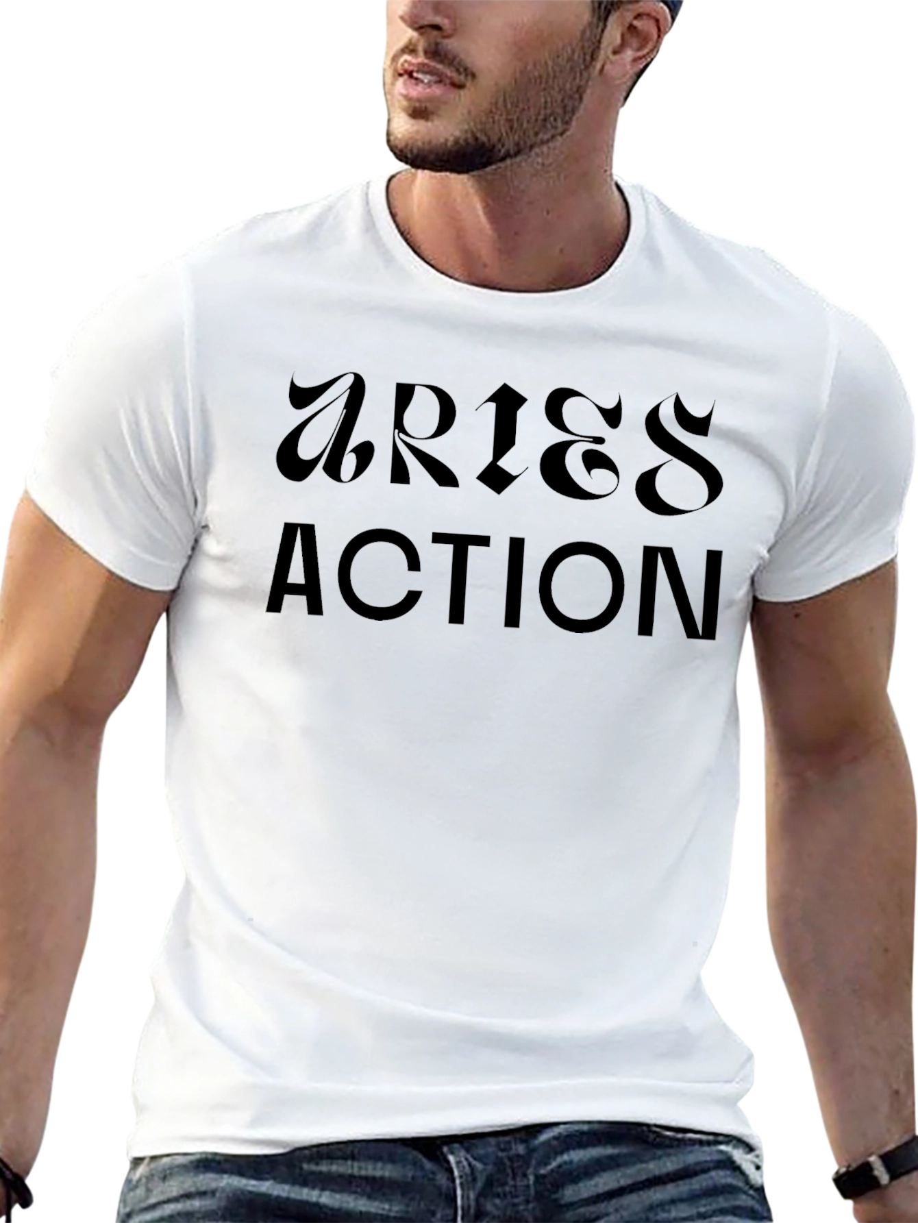 Aries Action Black T-Shirt