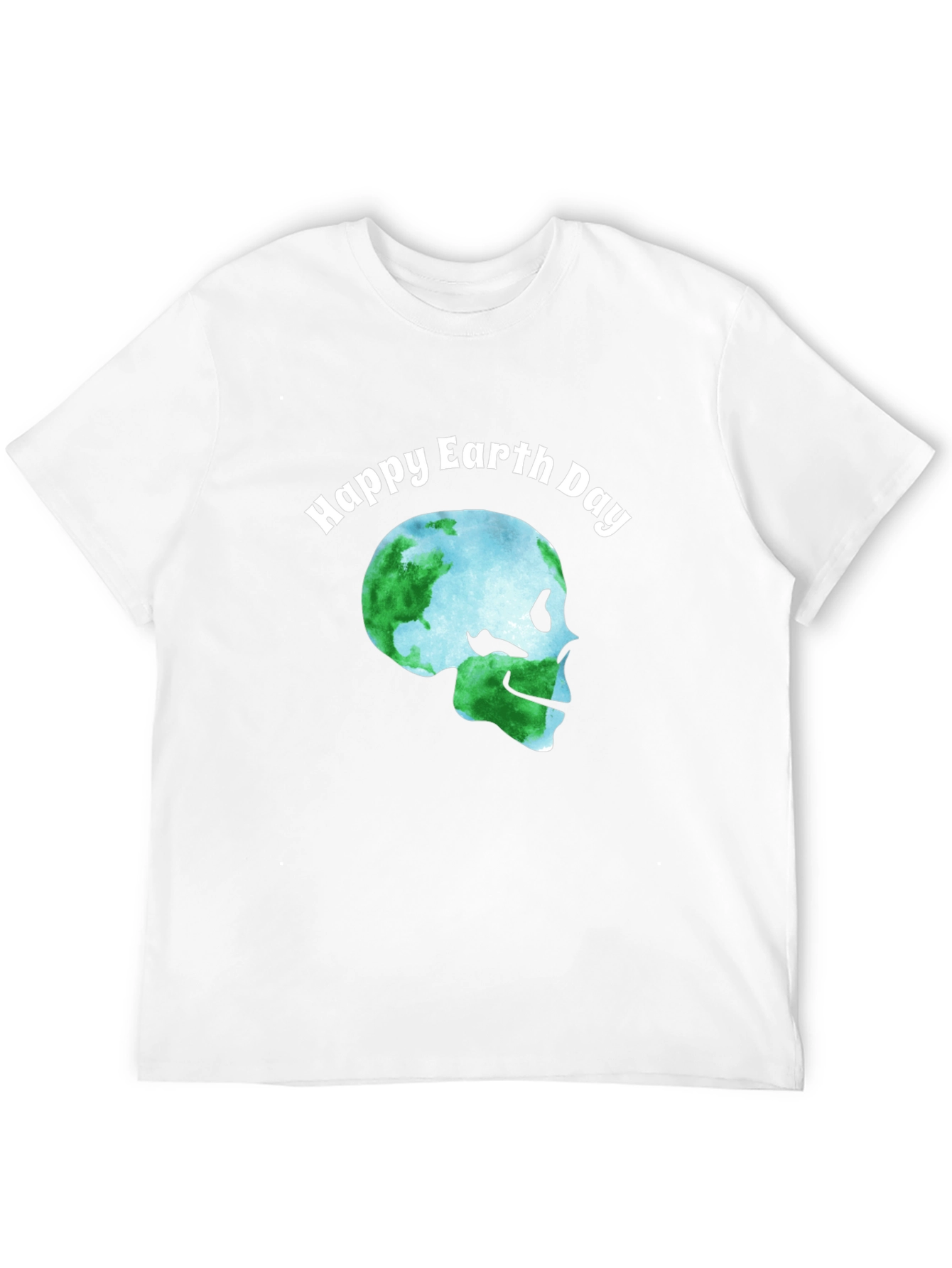 Happy Earth Day Skull T-Shirt