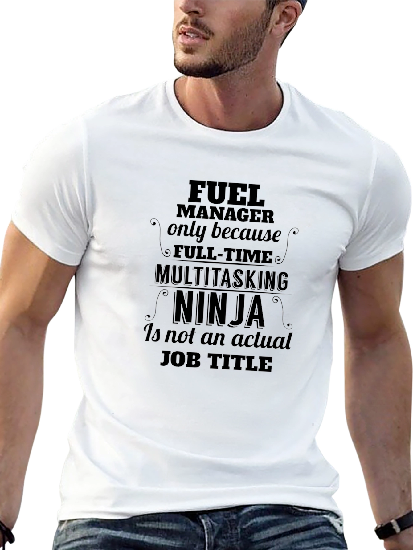 Fuel Manager Multitasking Ninja Graphic Tee