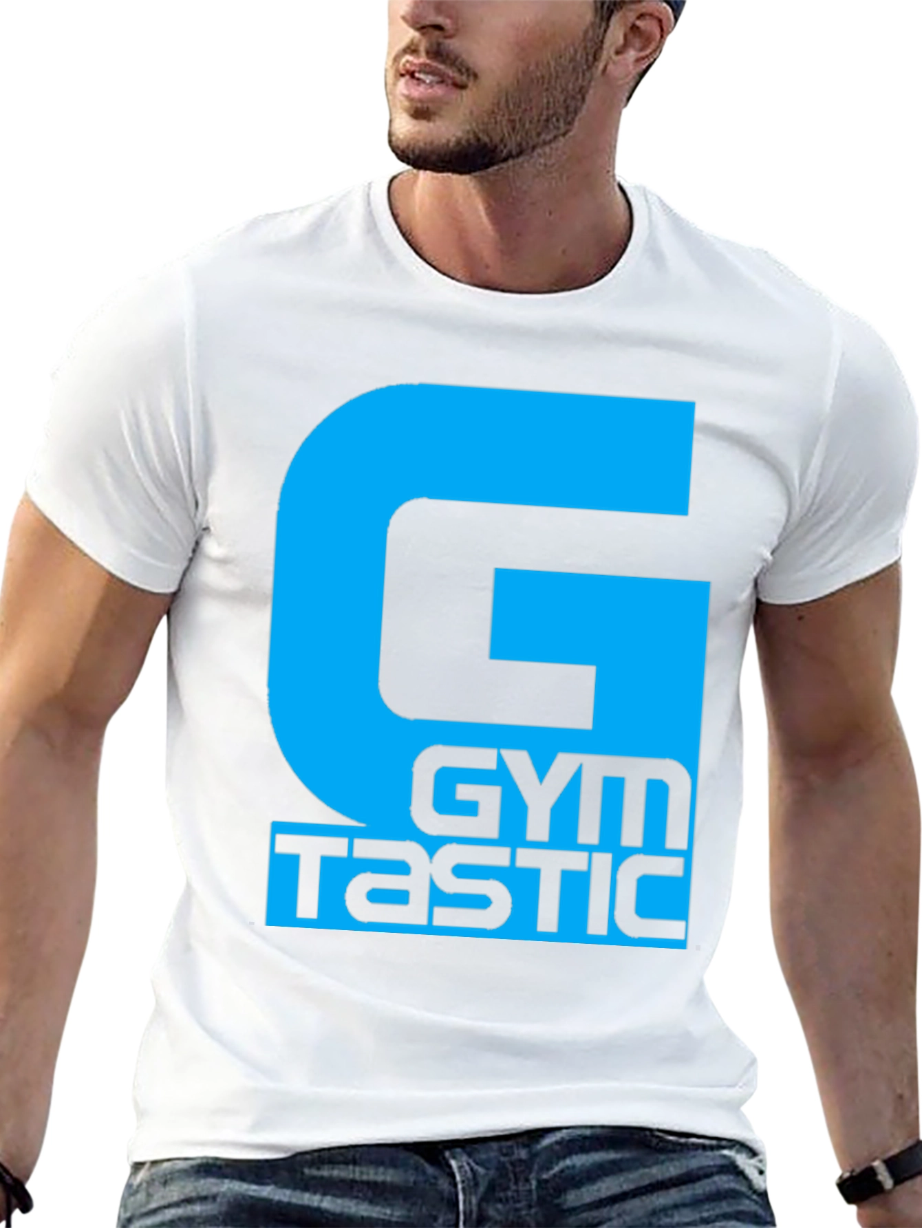 Gymtastic Black T-Shirt - Fitness Apparel