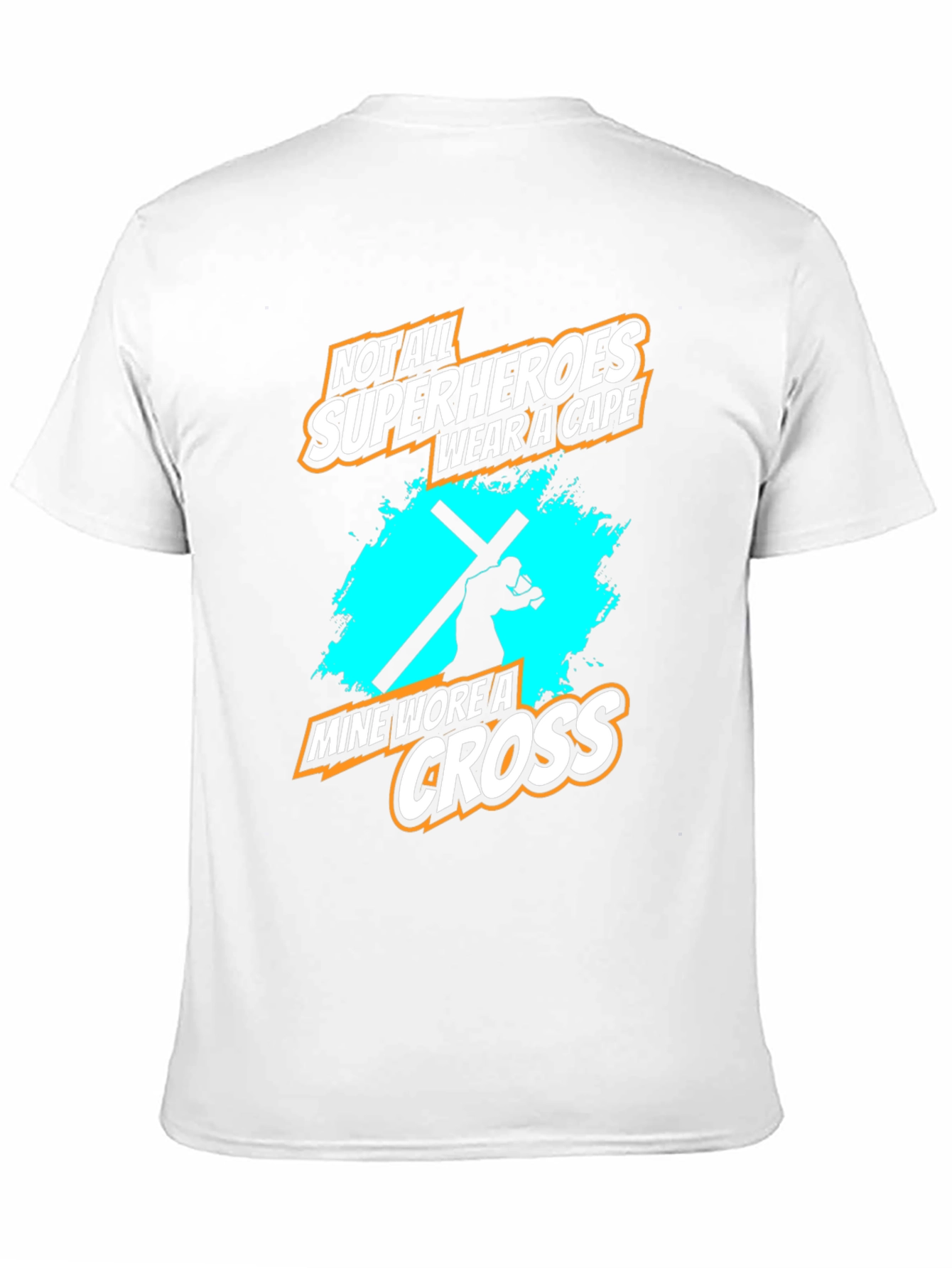 Superhero Cross Graphic Tee - Faith Based Apparel
