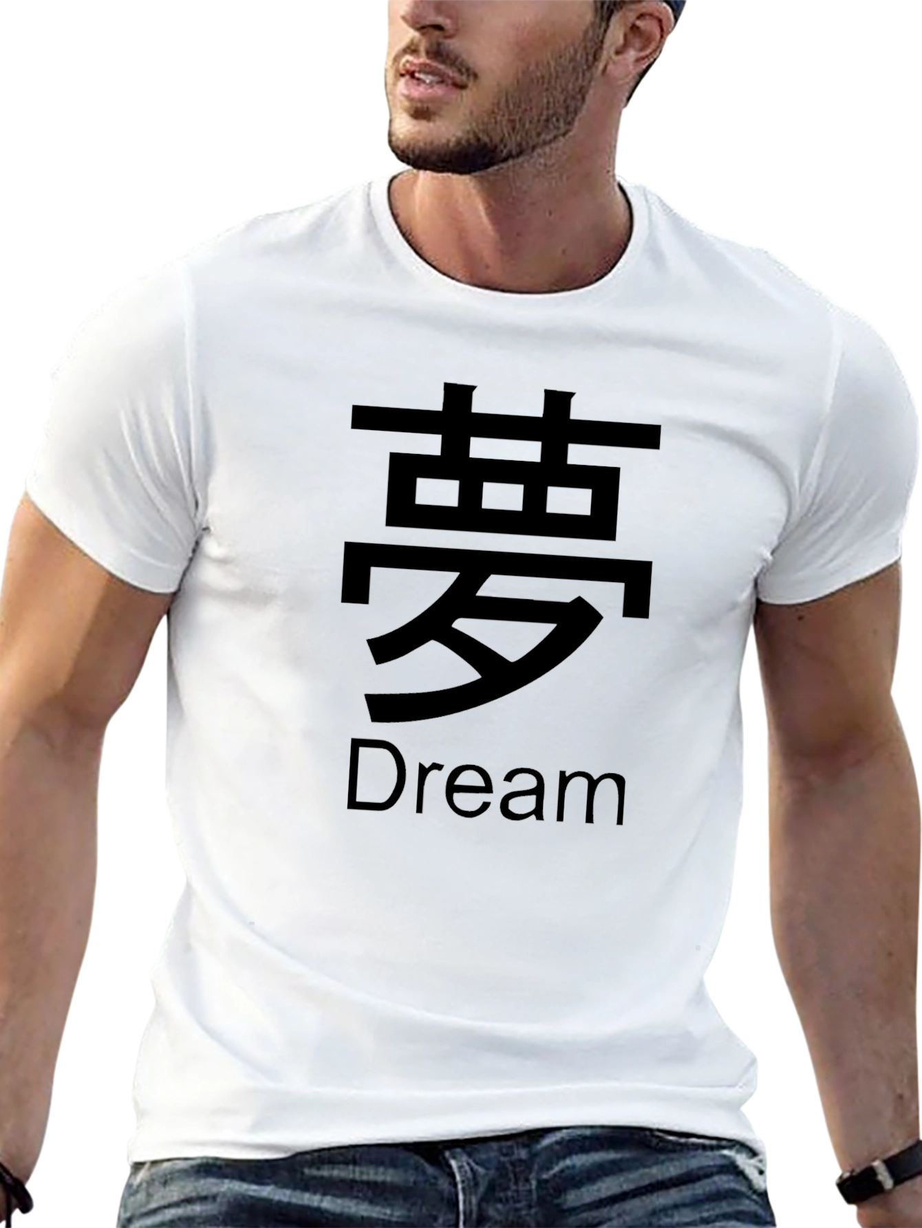 Dream Graphic Tee - Black Cotton Blend