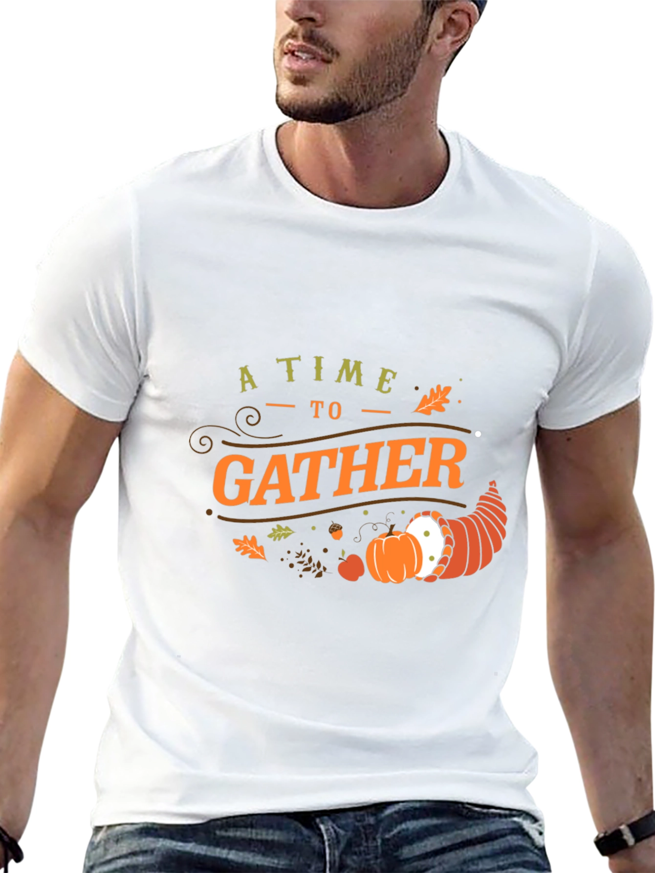 Thanksgiving Gather T-Shirt - Holiday Season Tee
