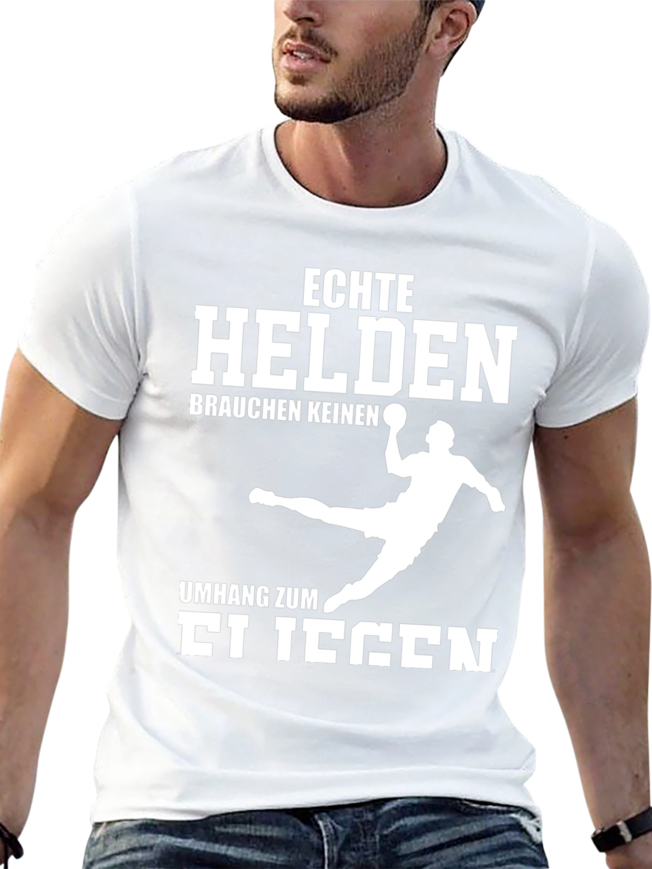 Echte Helden T-Shirt - Handball Design