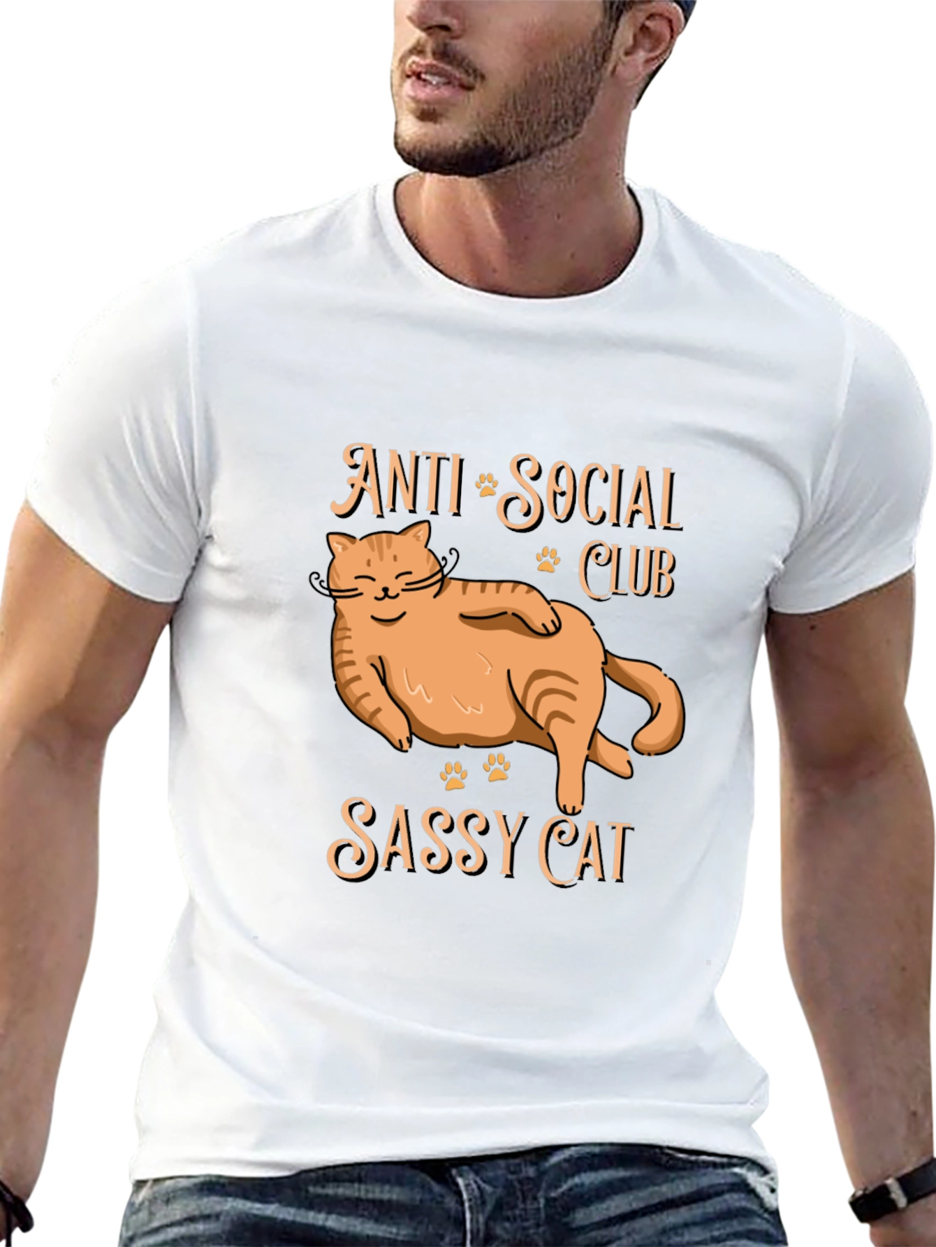 Anti Social Club Sassy Cat T-Shirt