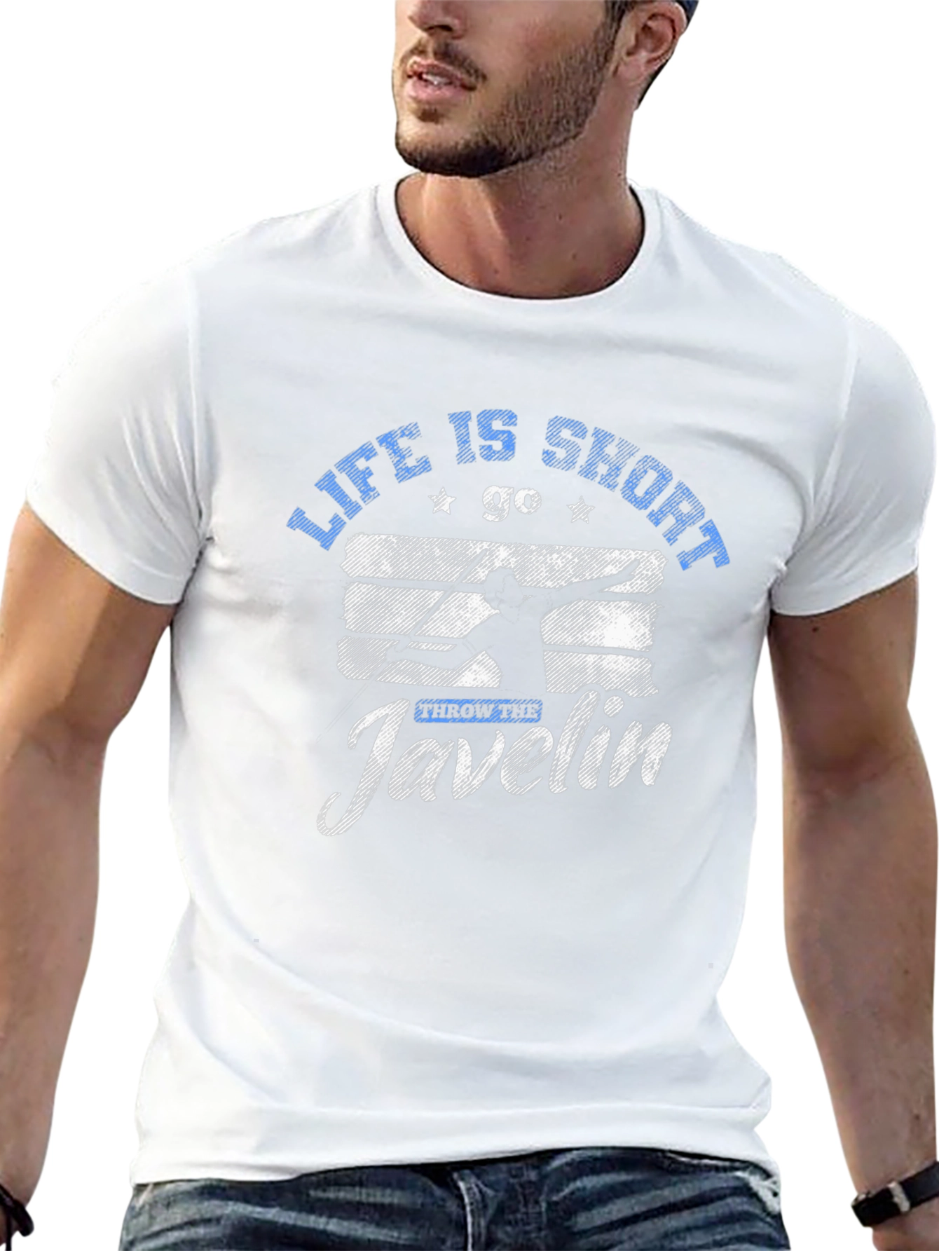 Life is Short Go Throw Javelin T-Shirt