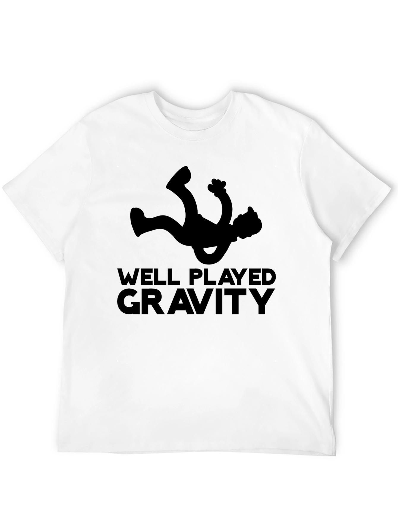 Well Played Gravity Black Graphic Tee Shirt