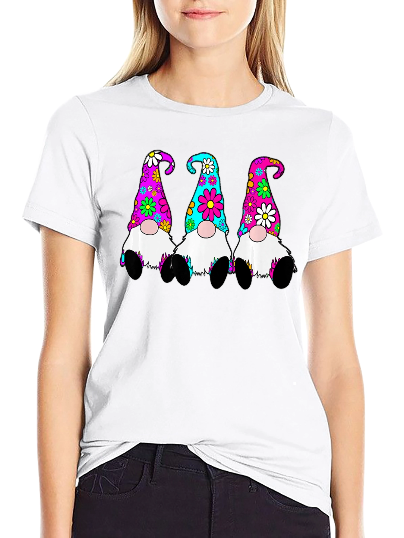 Gnome Flower Power T-Shirt