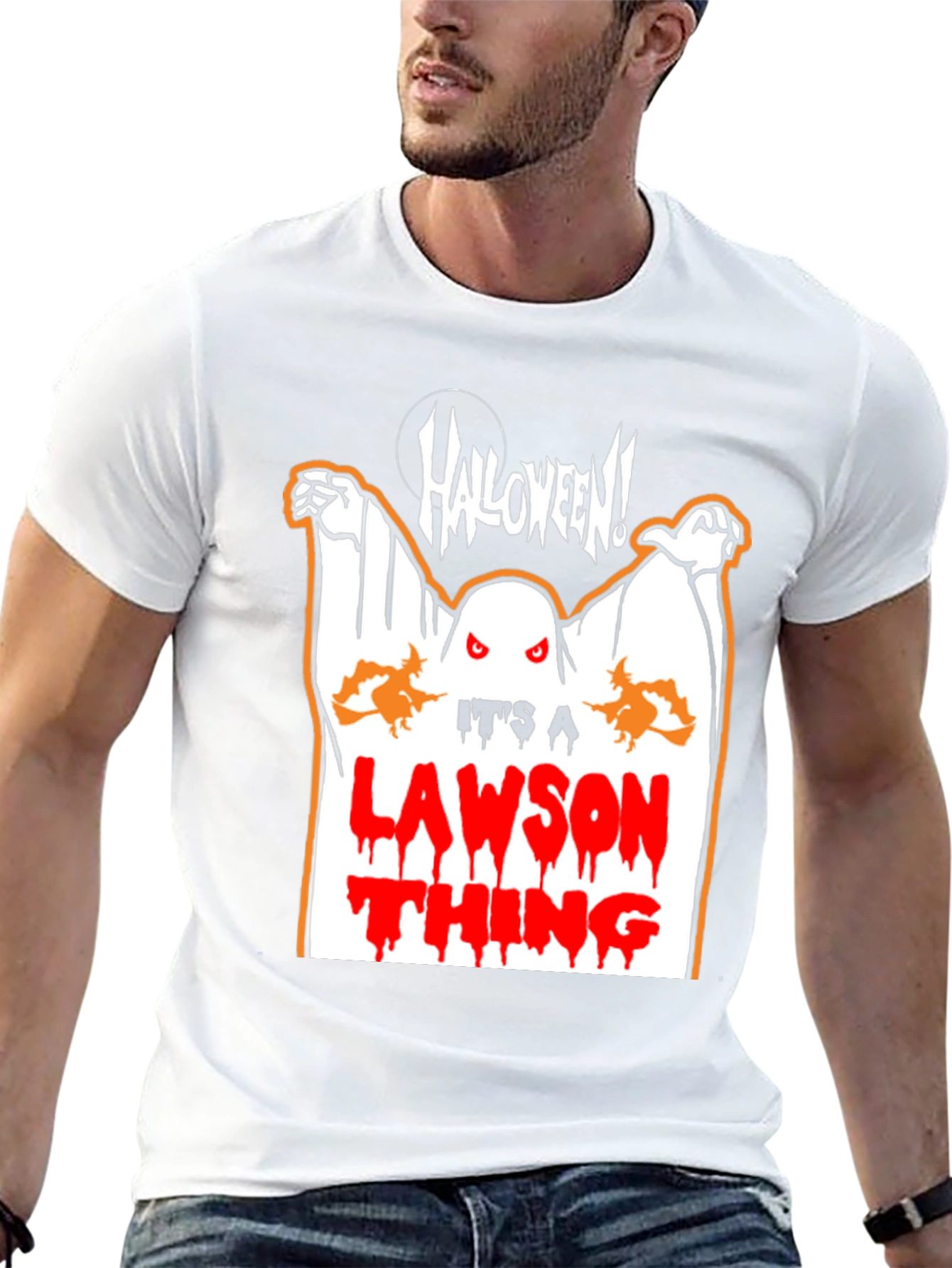 Halloween Lawson Thing Black T-Shirt