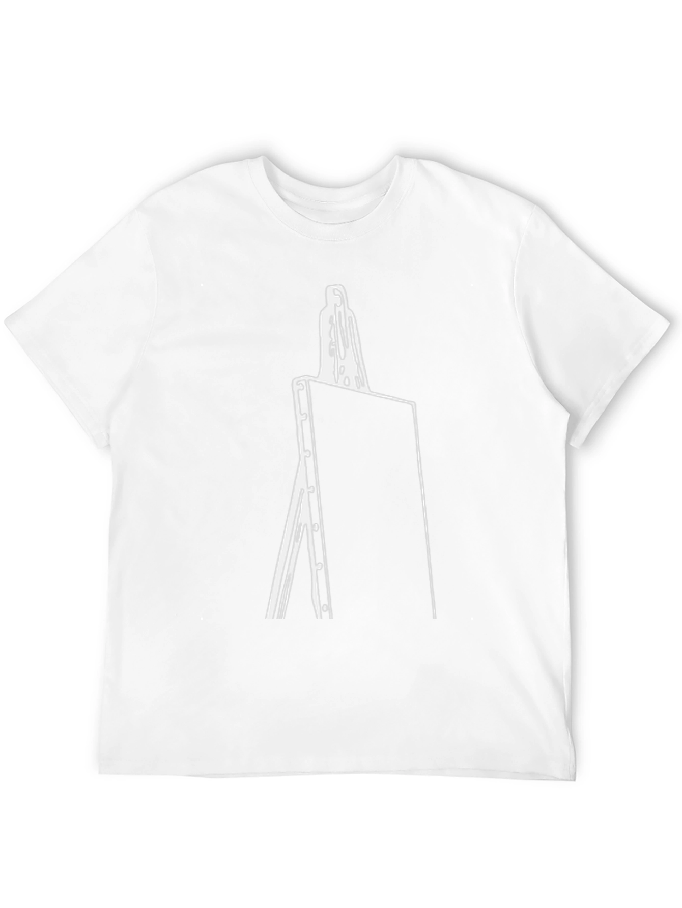 Easel Graphic Tee - Modern Artistic Design