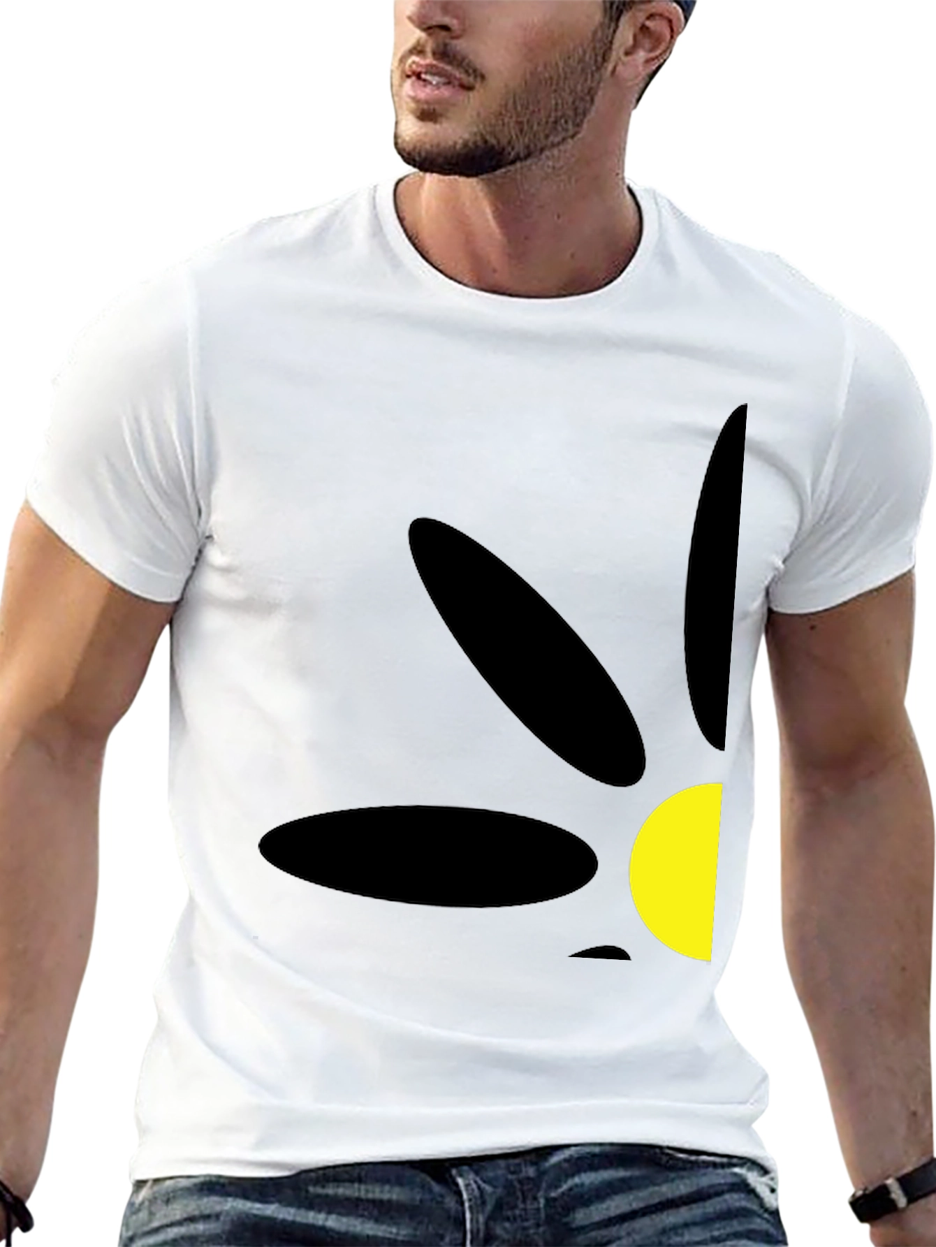 Abstract Floral Graphic T-Shirt