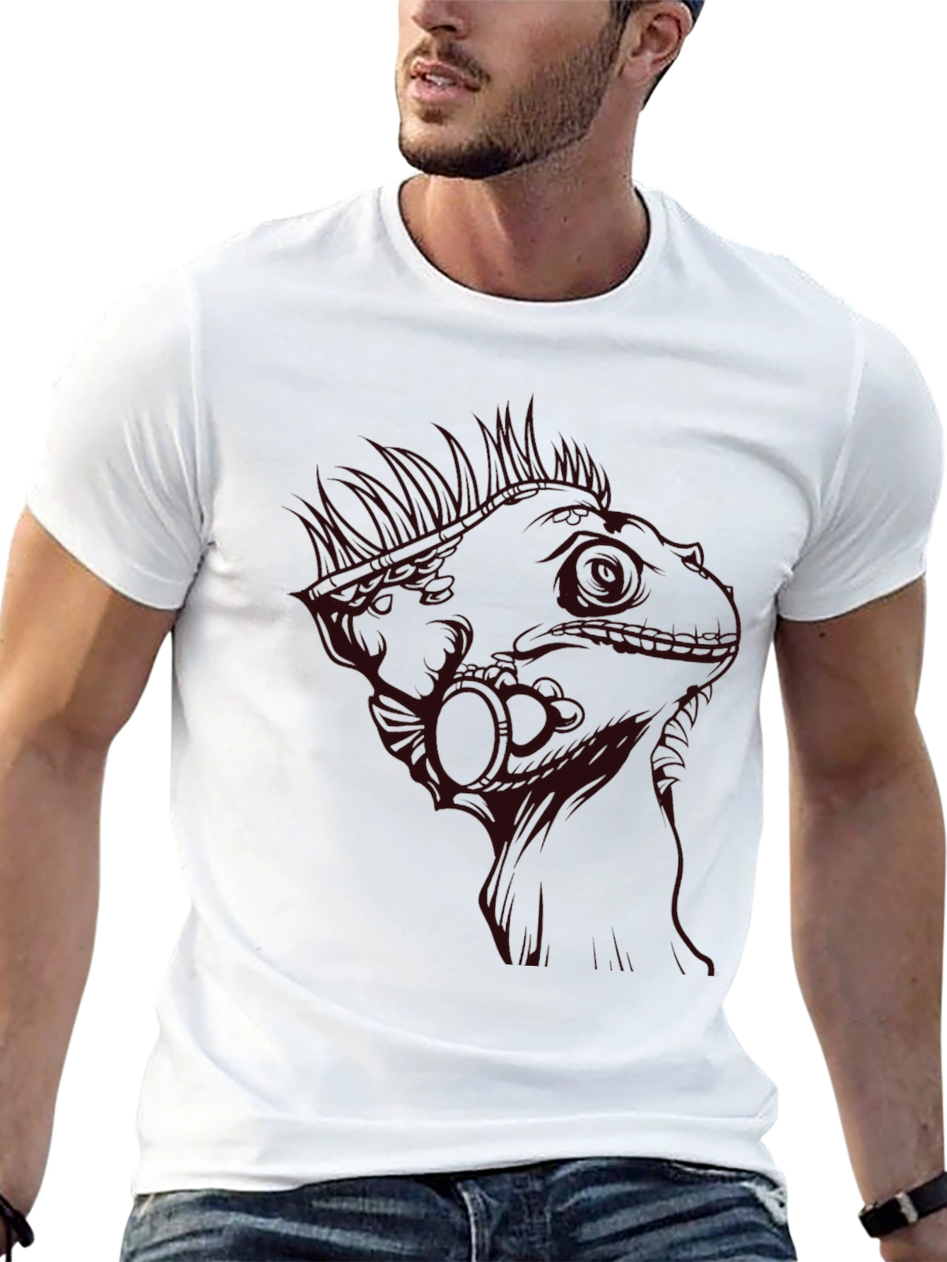 Iguana Graphic Tee - Cool Reptile T-Shirt