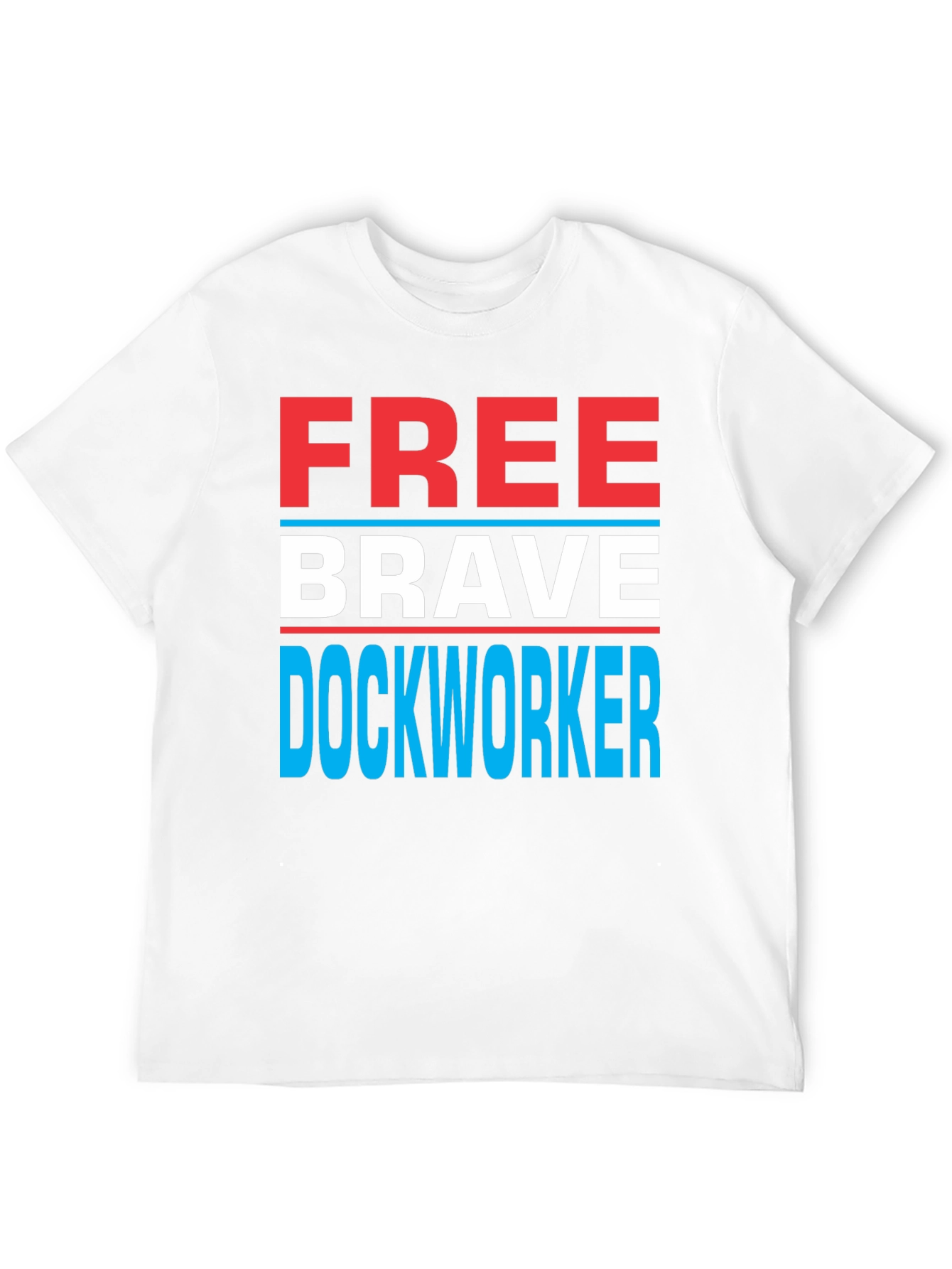 Free Brave Dockworker Graphic Tee
