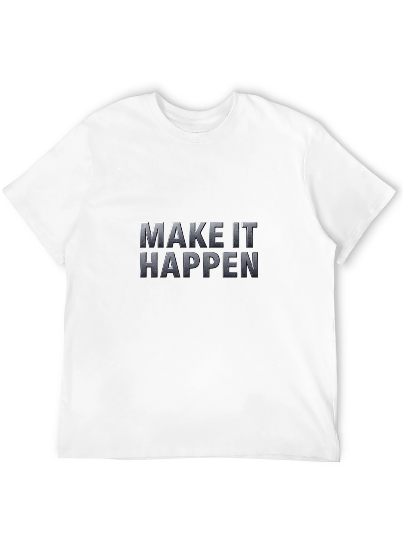 Make It Happen Graphic Tee - Stylish Black T-Shirt