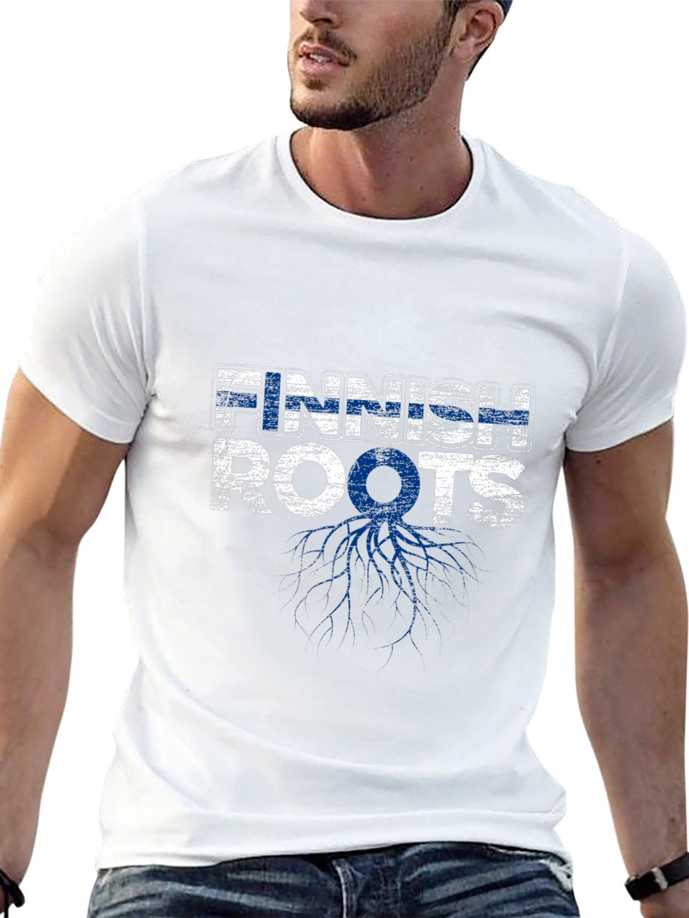 Finnish Roots T-Shirt - Black Crew Neck