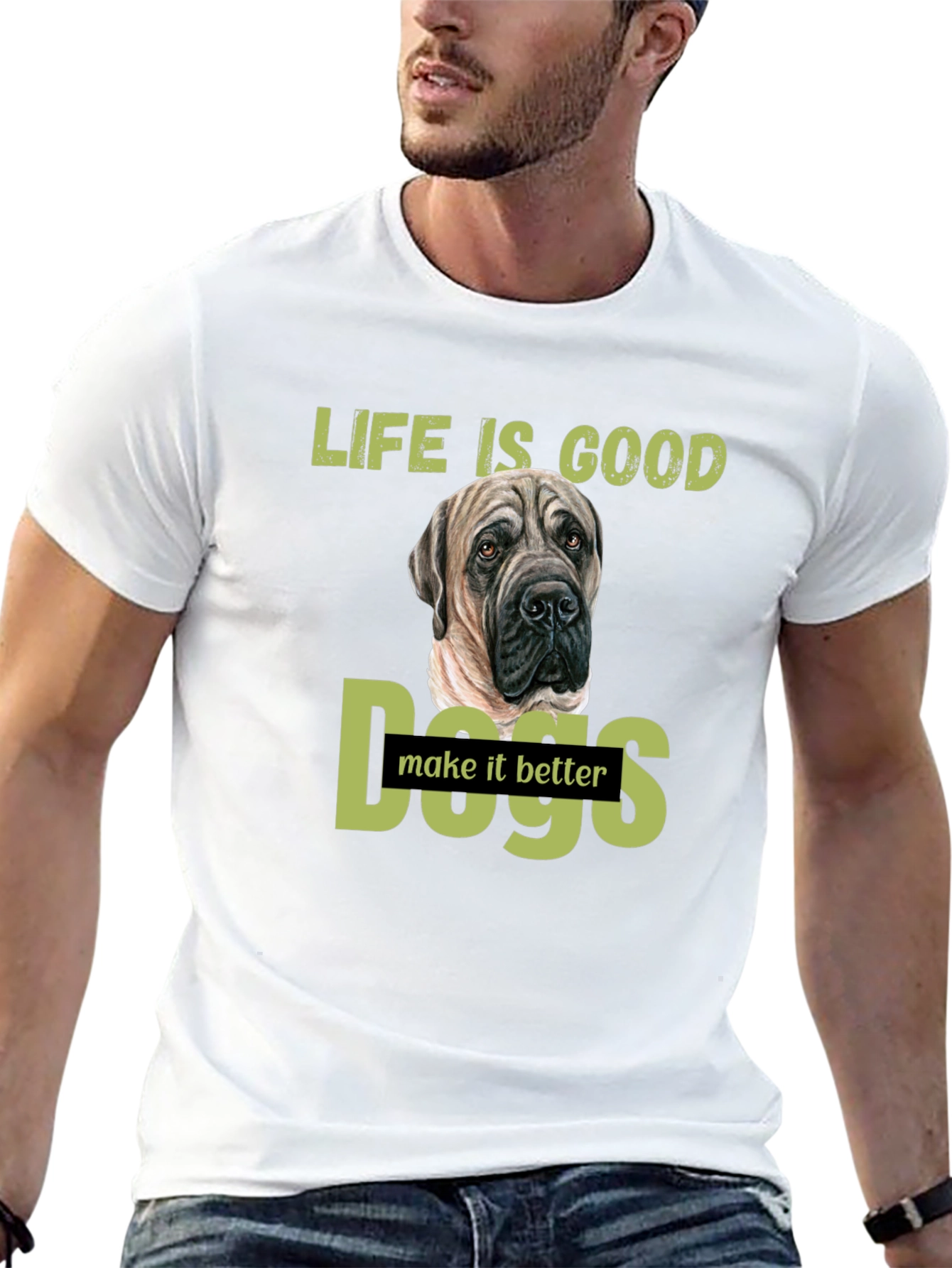 Life is Good Dogs Make it Better T-Shirt